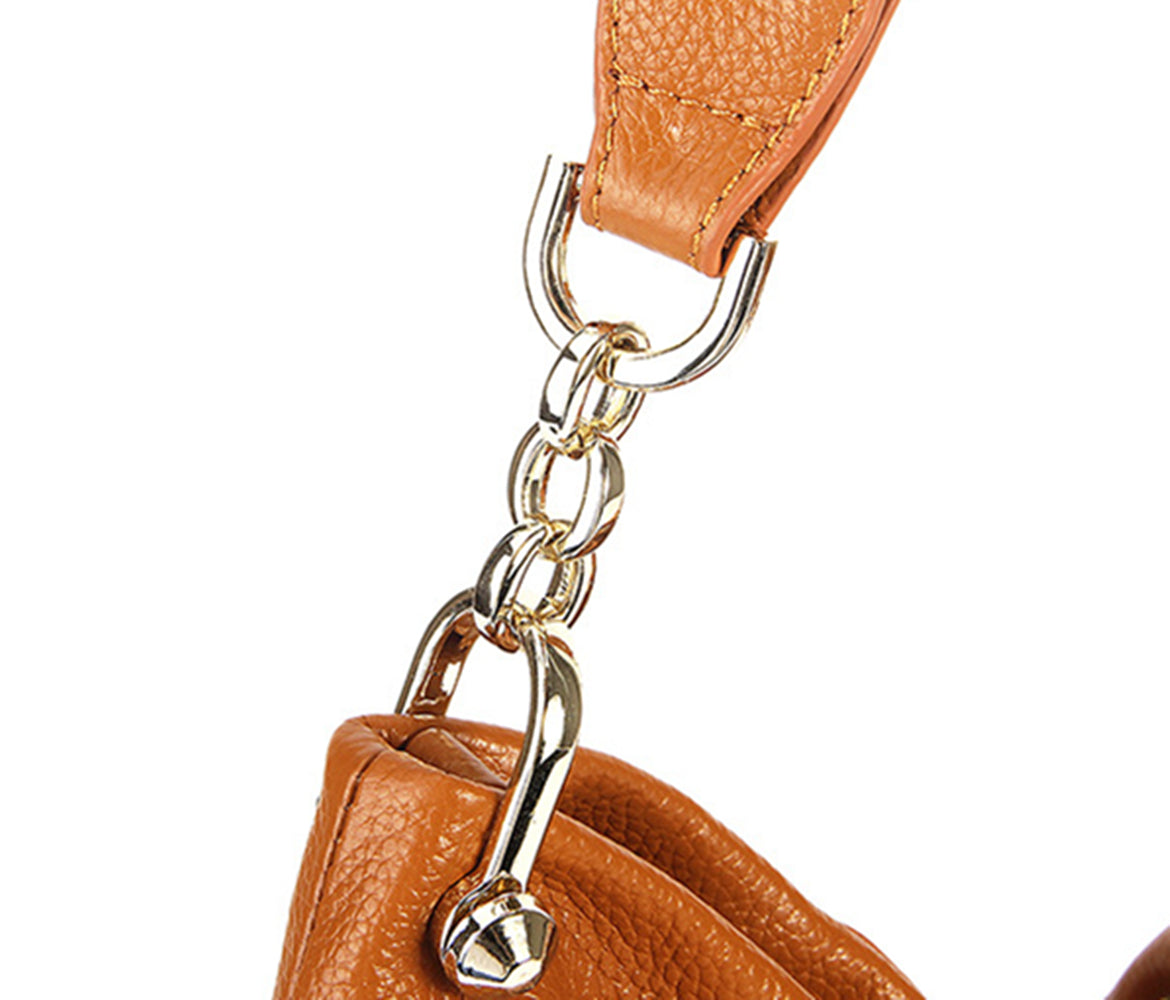 Nine Seven Women's Handmade Satchel Handbags Shoulder Hobo Bag Soft Genuine Leather Ladies Messenger Crossbody Totes with Zip Inner Pocket