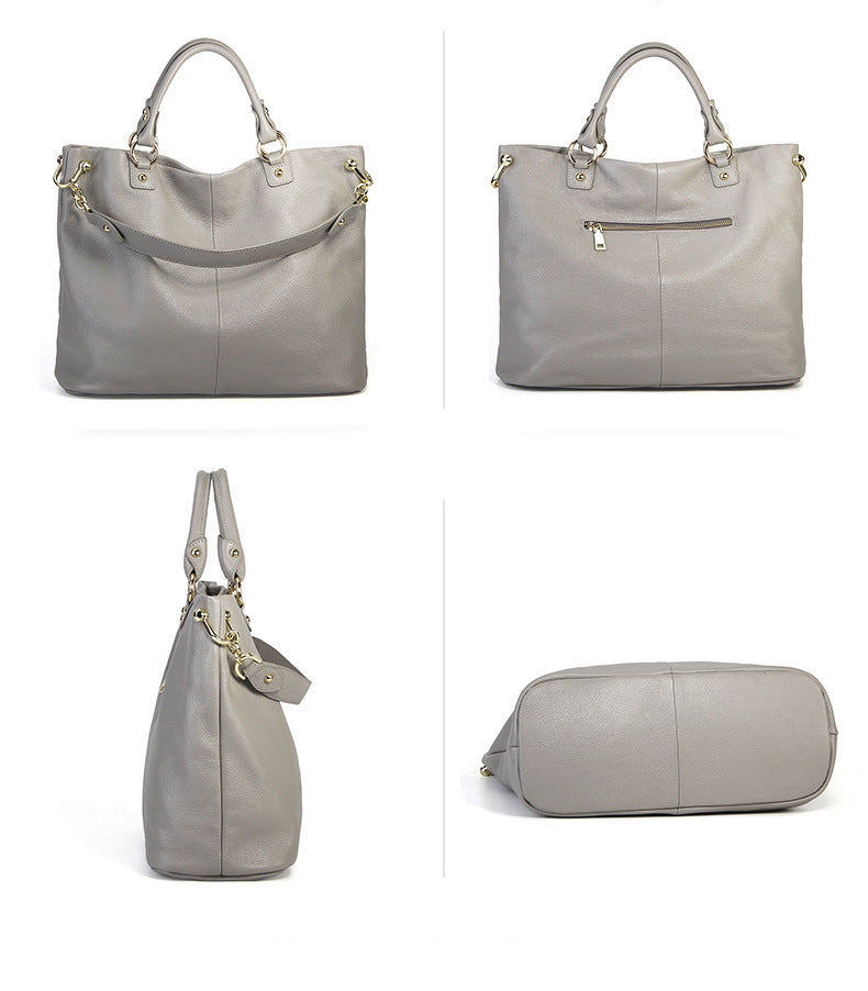 Nine Seven Women's Handmade Satchel Handbags Shoulder Hobo Bag Soft Genuine Leather Ladies Messenger Crossbody Totes with Zip Inner Pocket