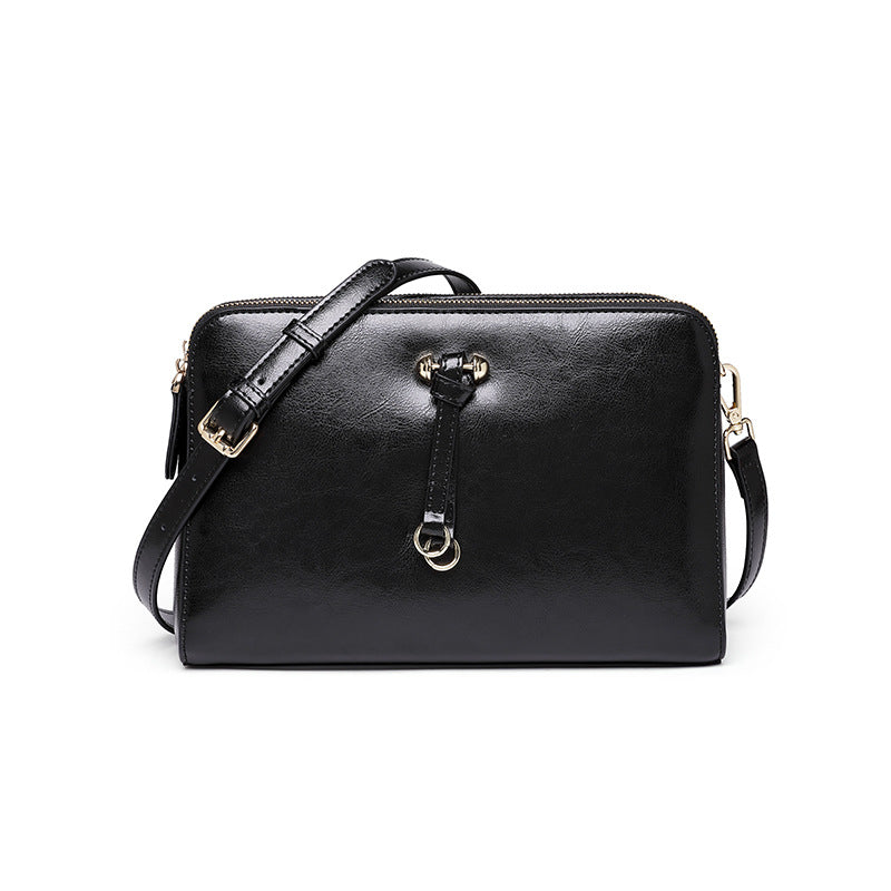 Nine Seven Crossbody Bag for Women Handmade Genuine Leather Ladies Cell Phone Purse with Adjustable Strap