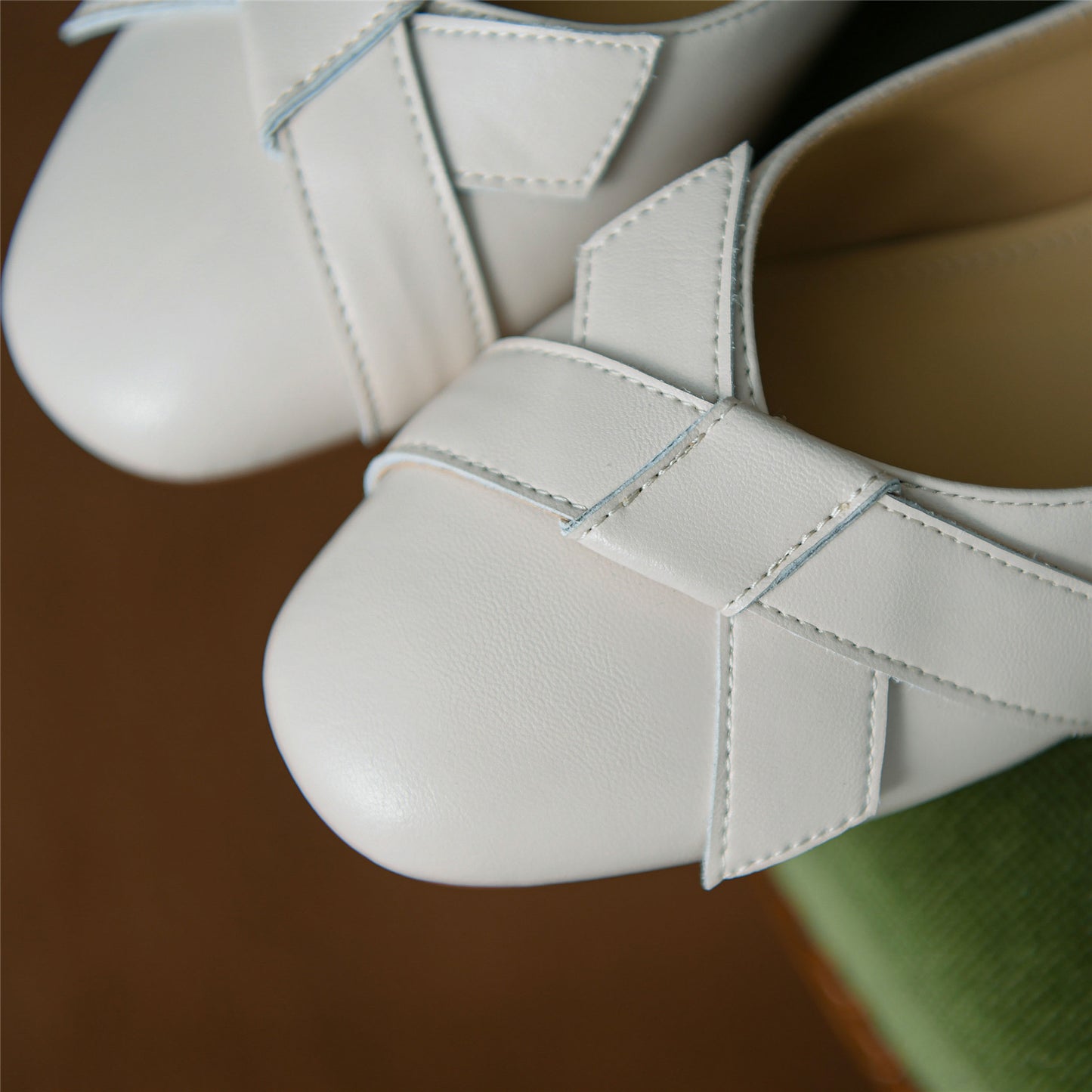 Nine Seven Handmade Women's Genuine Leather Comfortable Flat Slip On Casual Shoes