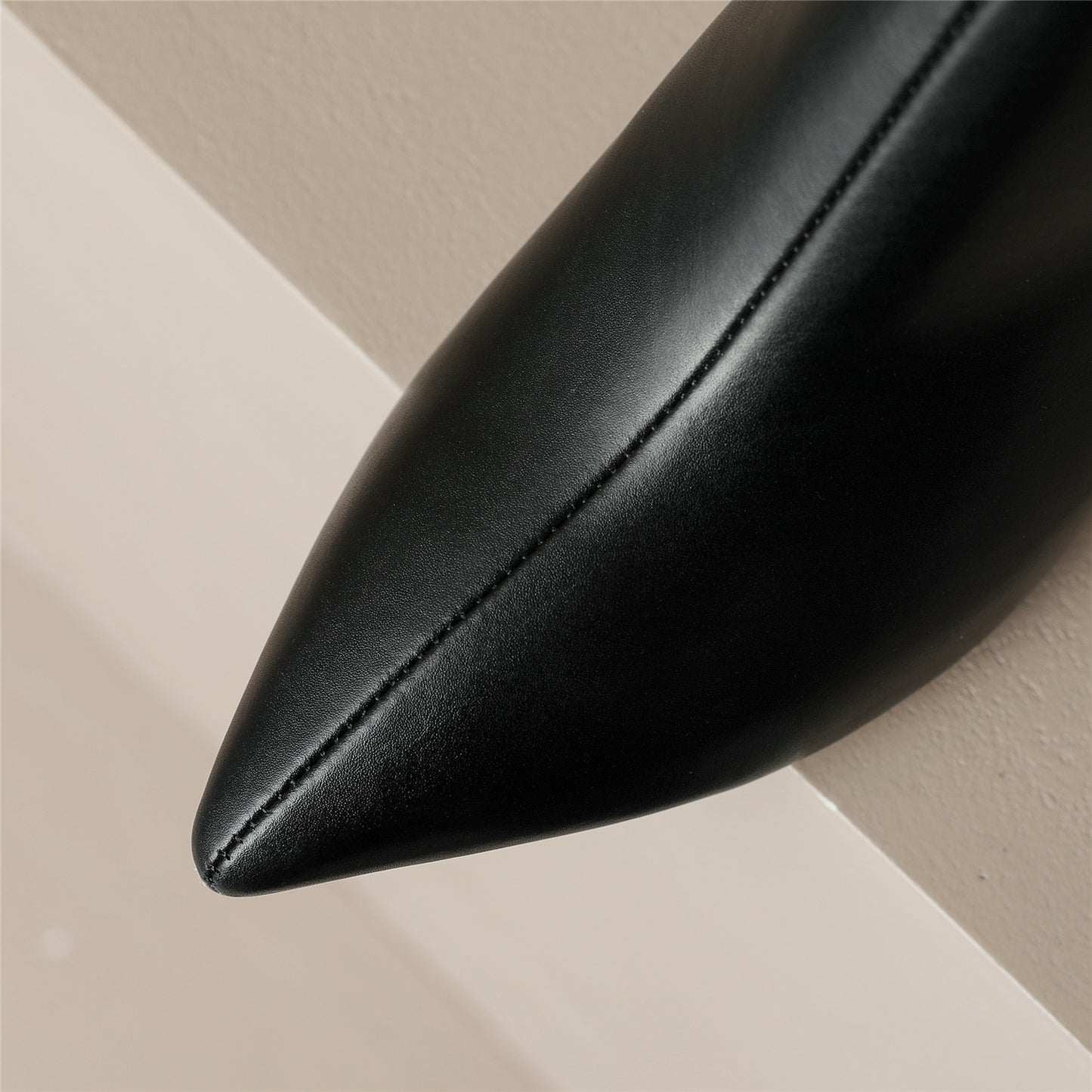 Nine Seven Handmade Women's Genuine Leather Patchwork Snakeskin Pointed Toe Back Zip Up Mid Kitten Heel Ankle Boots