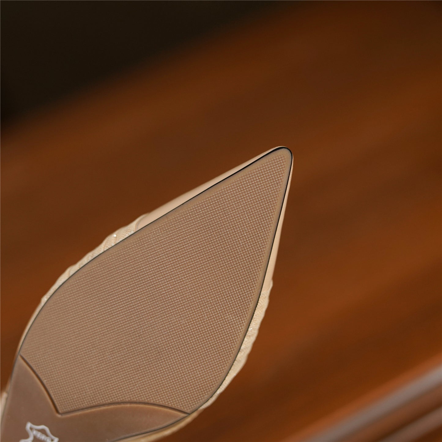 Nine Seven Genuine Leather Handmade Women's Pointed Toe Slingback Low Heel Buckle Sandal Pumps