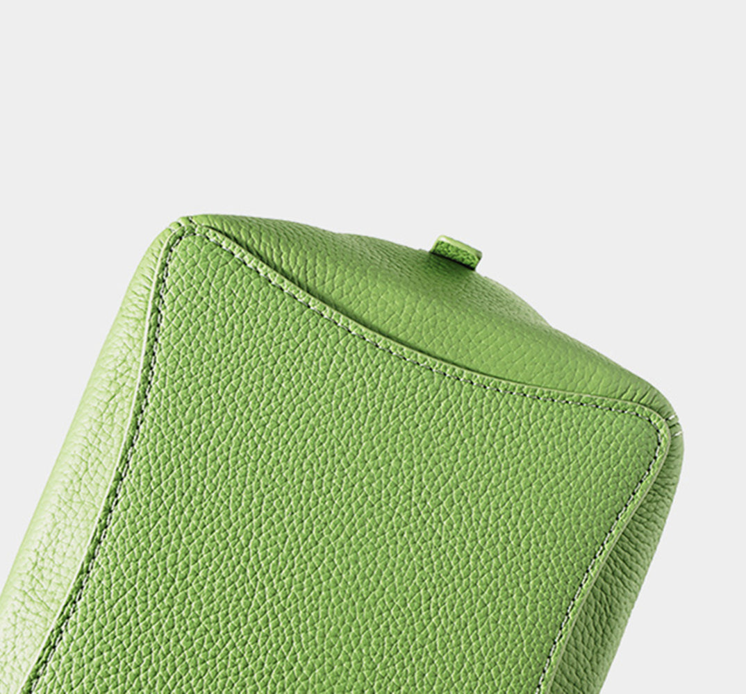 Nine Seven Crossbody Bucket Bag Women's Genuine Leather Handmade Zip Up Silk Scarf Decor Handbag Tote Shoulder Bags