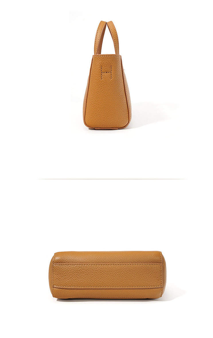 Nine Seven Handbag Genuine Leather Women's Handmade Brown Tote Summer Crossbody Shoulder Bags