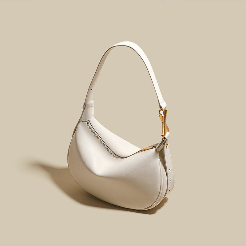 Nine Seven Genuine Leather Women's Shoulder Bags with Zip Up Large Capacity Hobo Handbag