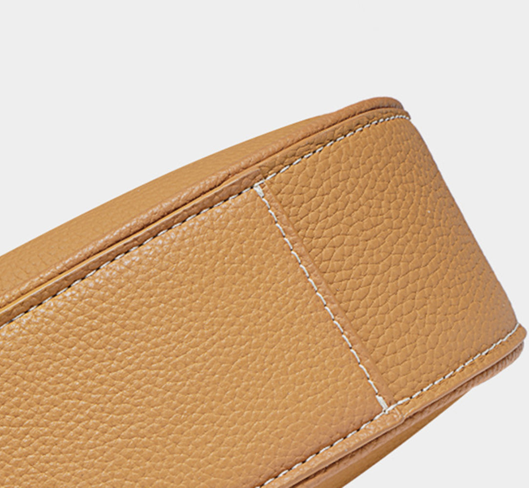 Nine Seven Genuine Leather Women's Shoulder Bags Solid Color Tote Handbag