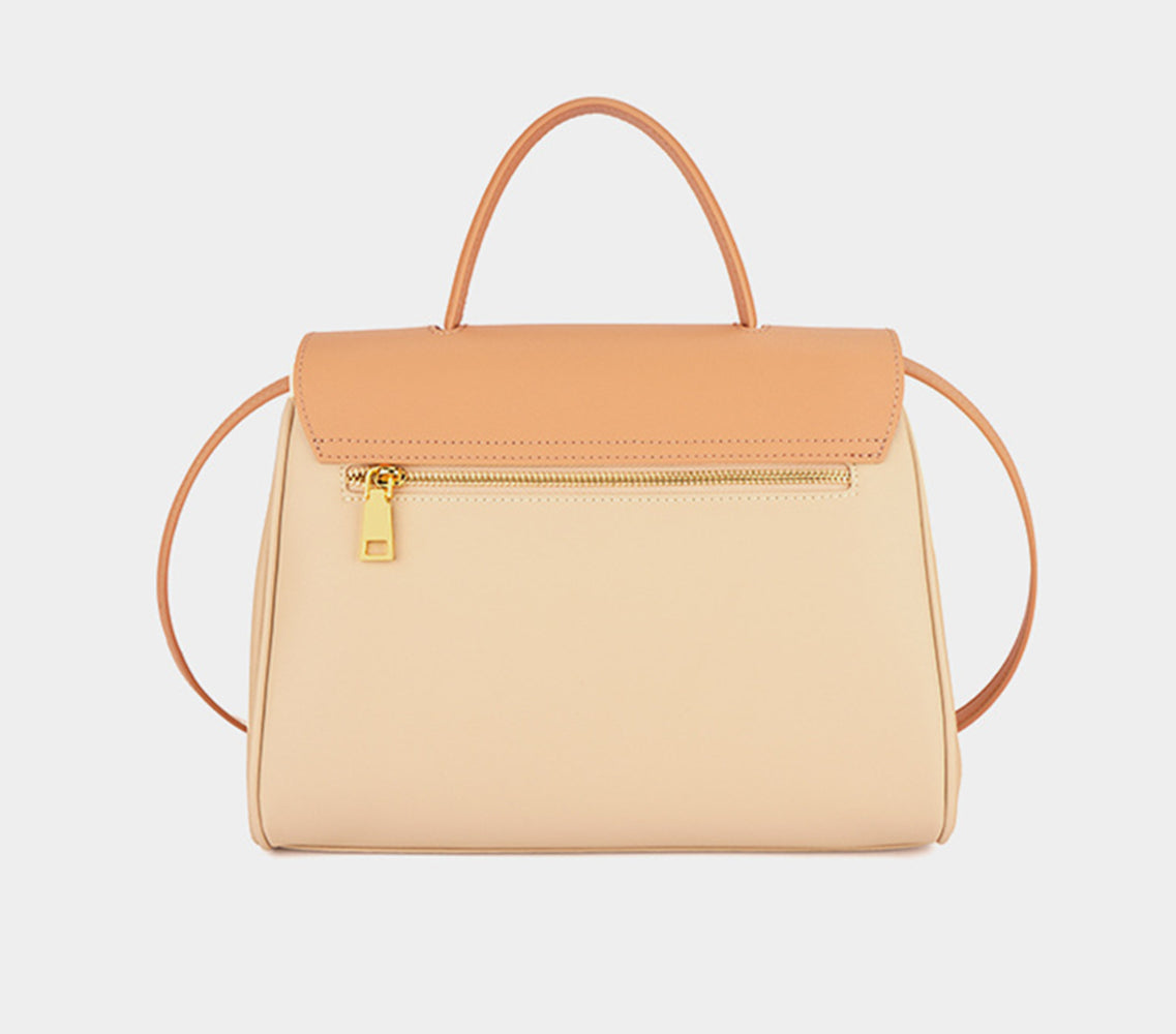 Nine Seven Tote Genuine Leather Women's Handmade Assorted Colors Handbag Side Zip Up Pocket Crossbody Shoulder Bags