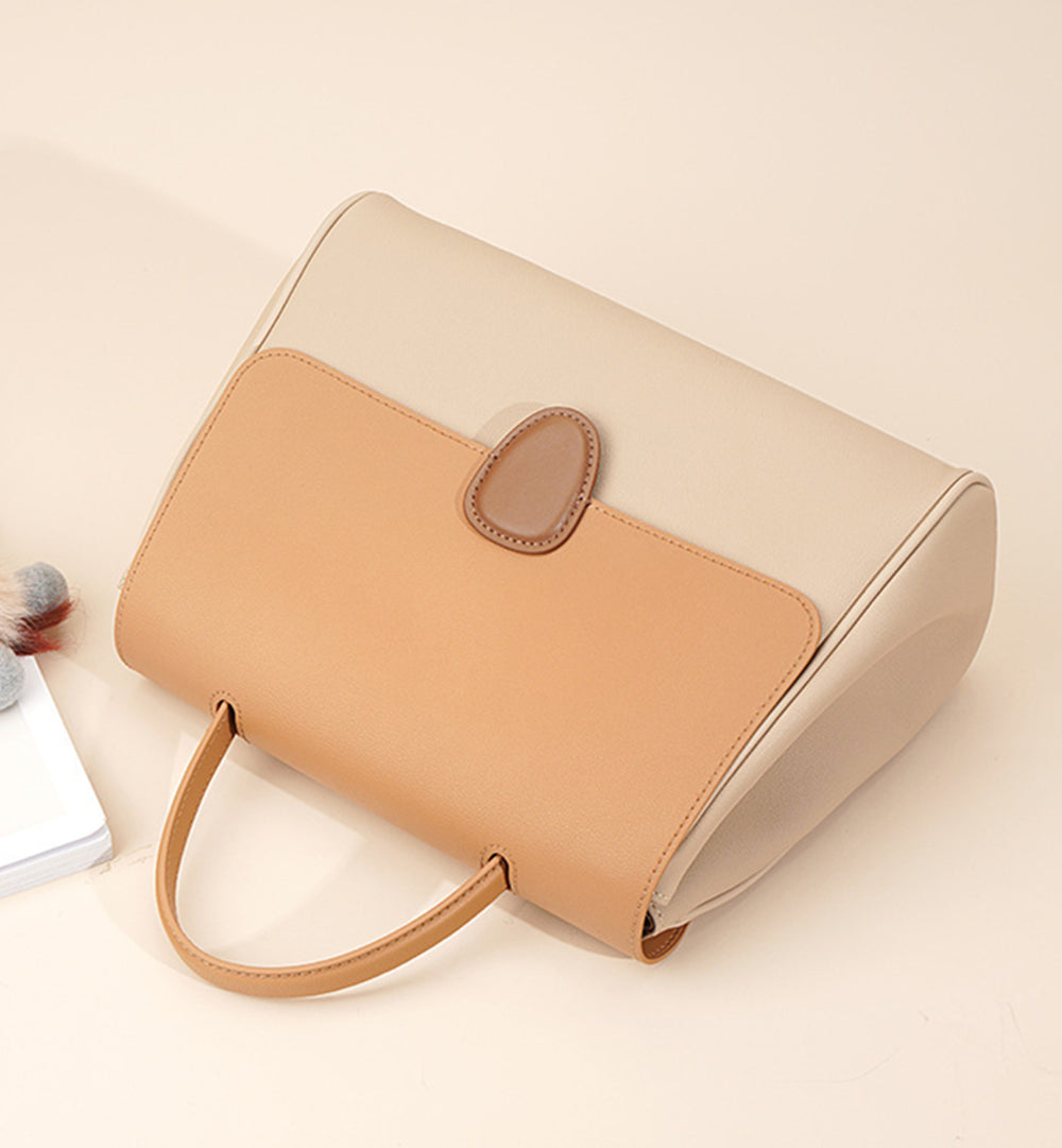 Nine Seven Tote Genuine Leather Women's Handmade Assorted Colors Handbag Side Zip Up Pocket Crossbody Shoulder Bags