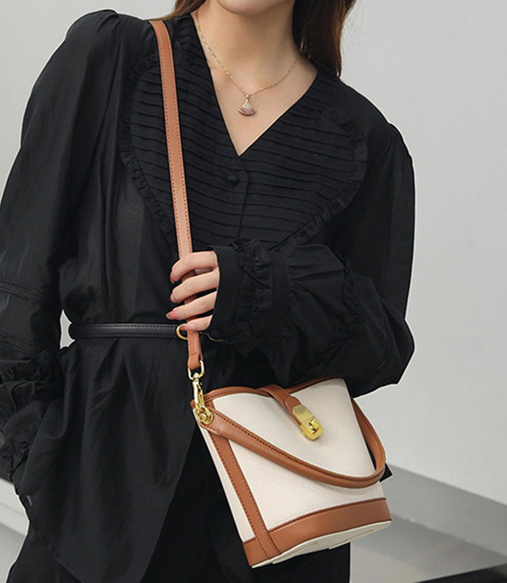 Nine Seven Genuine Leather Satchel Purse Crossbody Messenger Tote Summer Handbags for Women Handmade Ladies Shoulder Bags