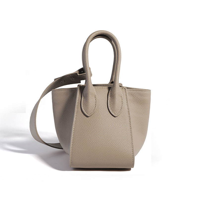 Nine Seven Tote Genuine Leather Handmade Handbag for Women Large Capacity Shoulder Crossbody Bags with Inside Subbag