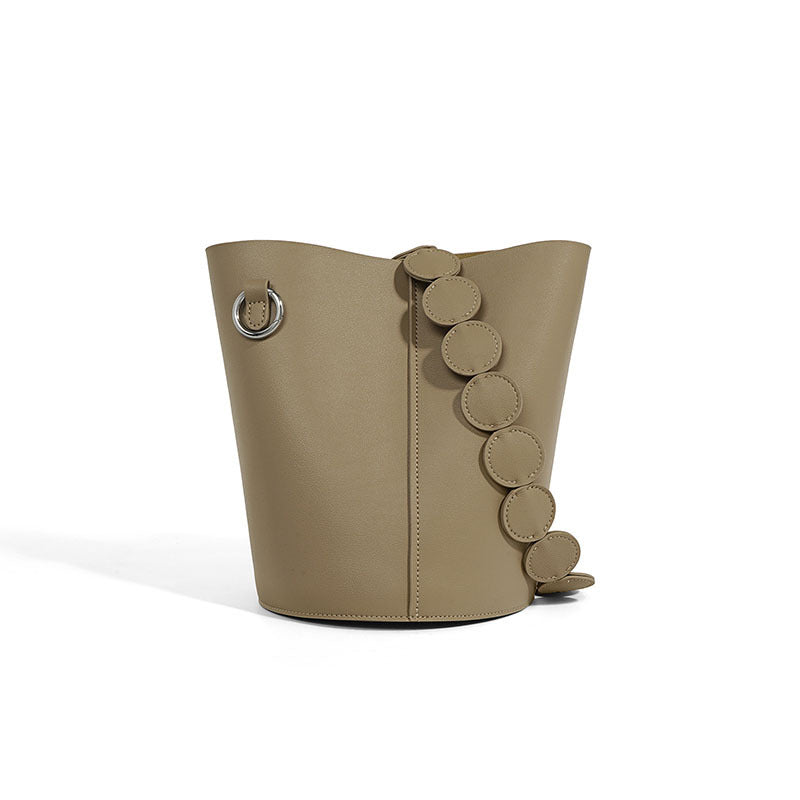 Nine Seven Women's Shoulder Bags Genuine Leather Handmade Designed Adjustable Strap Solid Color Office Shopping Daily  Bag