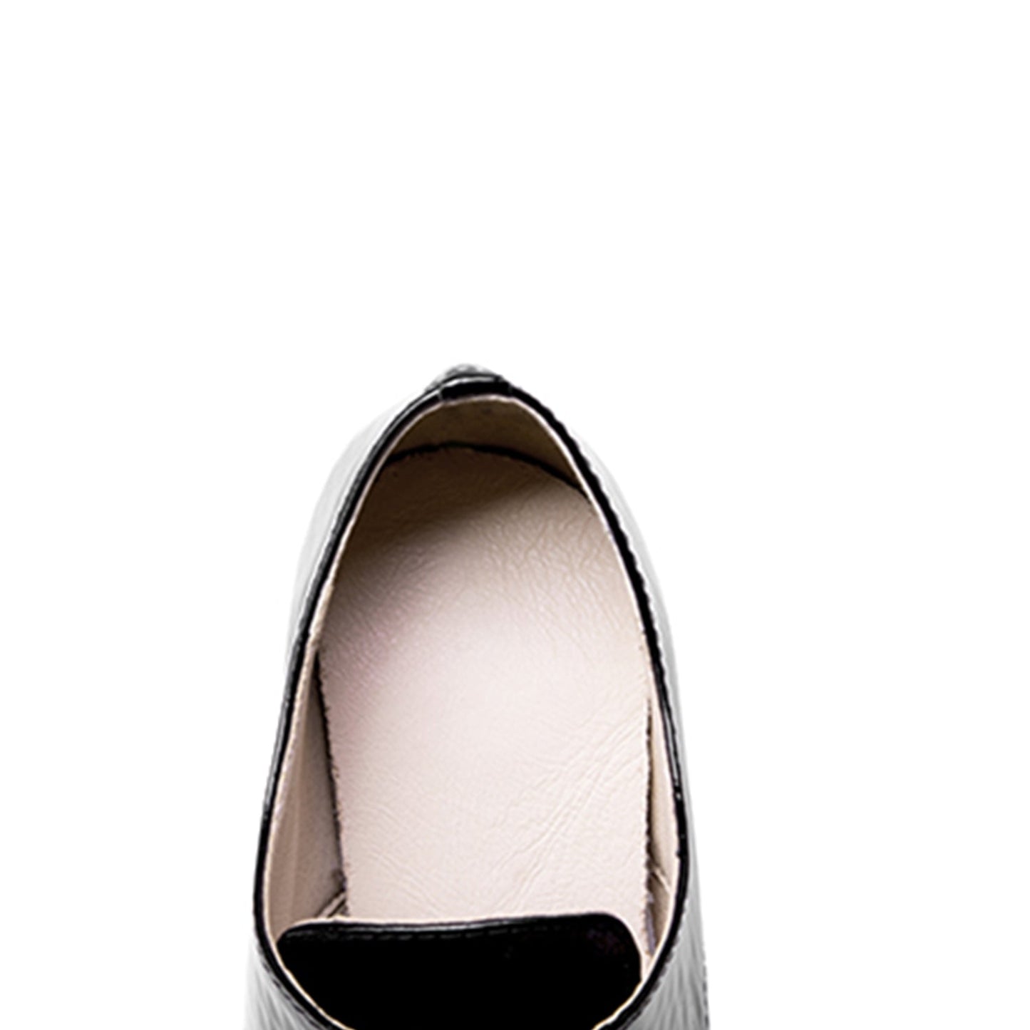 Nine Seven Women's Genuine Leather Handmade Clear Pointed Toe Sexy High Heel Lace Up Graceful Pump Shoes