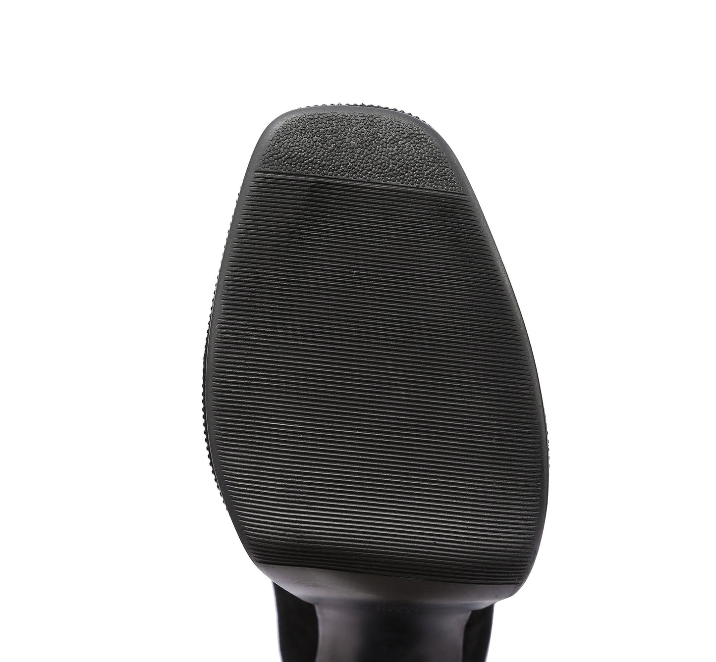 Nine Seven Handmade Women's Suede Leather Rhinestones Platform Pull On Pointed Toe High Stiletto Heel Ankle Boots