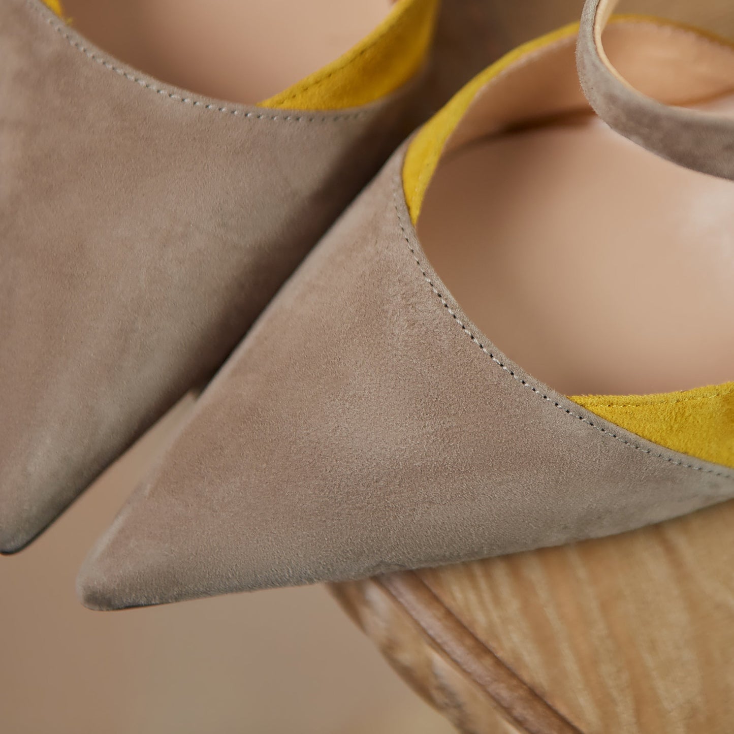 Nine Seven Suede Leather Women's Handmade Assorted Colors Pointed Toe Mid Heel Graceful Summer Dress Pumps