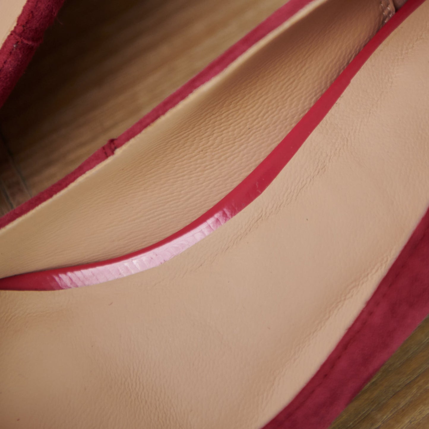 Nine Seven Women's Handmade Suede Leather Pointed Toe Kitten Heel Elegant Loafer Pumps with Bow