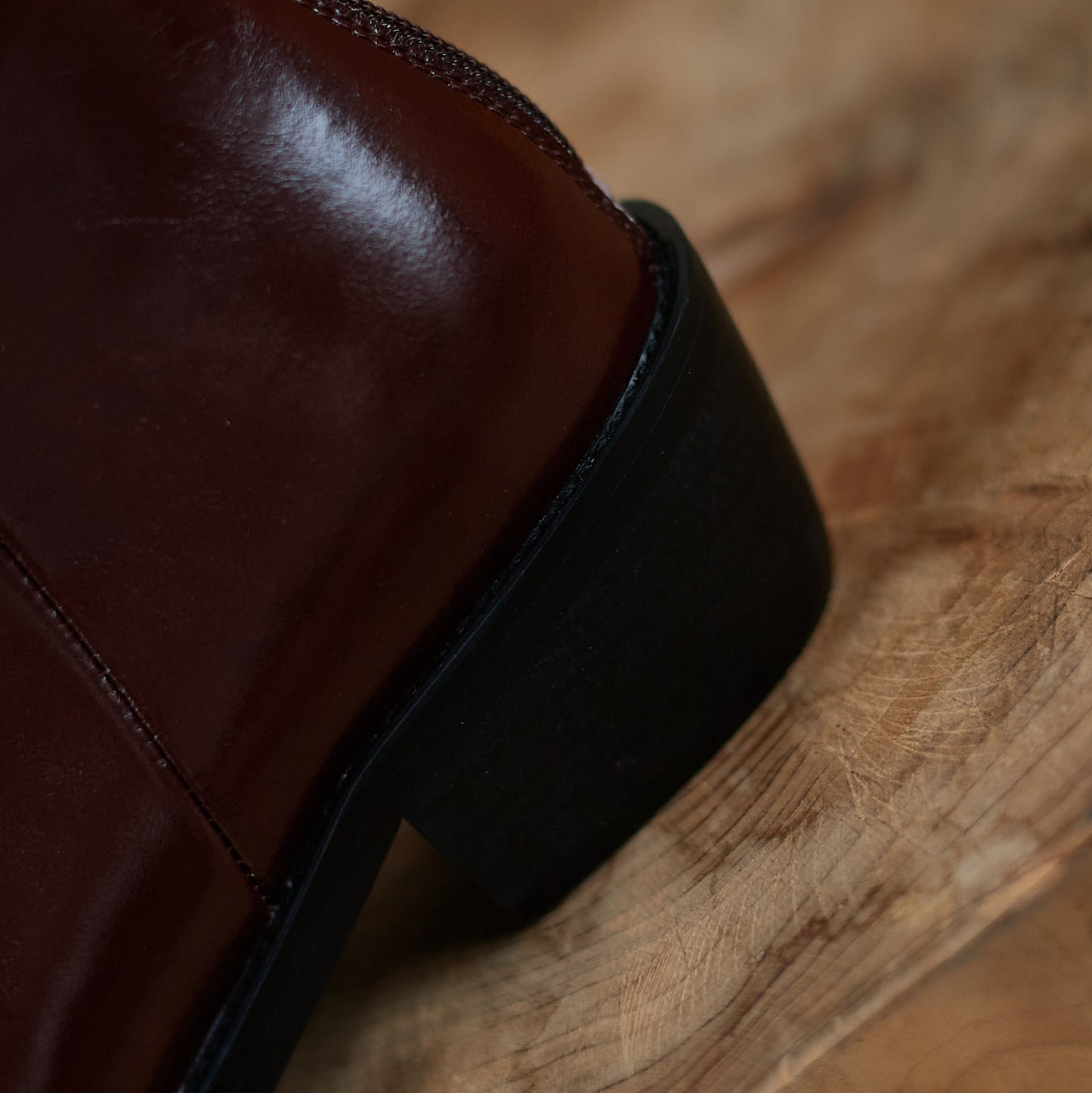 Nine Seven Genuine Leather Women's Pointed Toe Back Zip Up Handmade Chunky Heels Stylish Western Boots