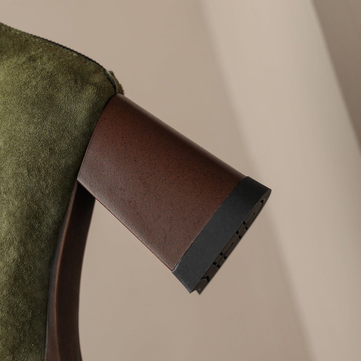 Nine Seven Handmade Women's Suede Leather Front Lace Up Round Toe Mid Chunky Heel Charming Ankle Boots