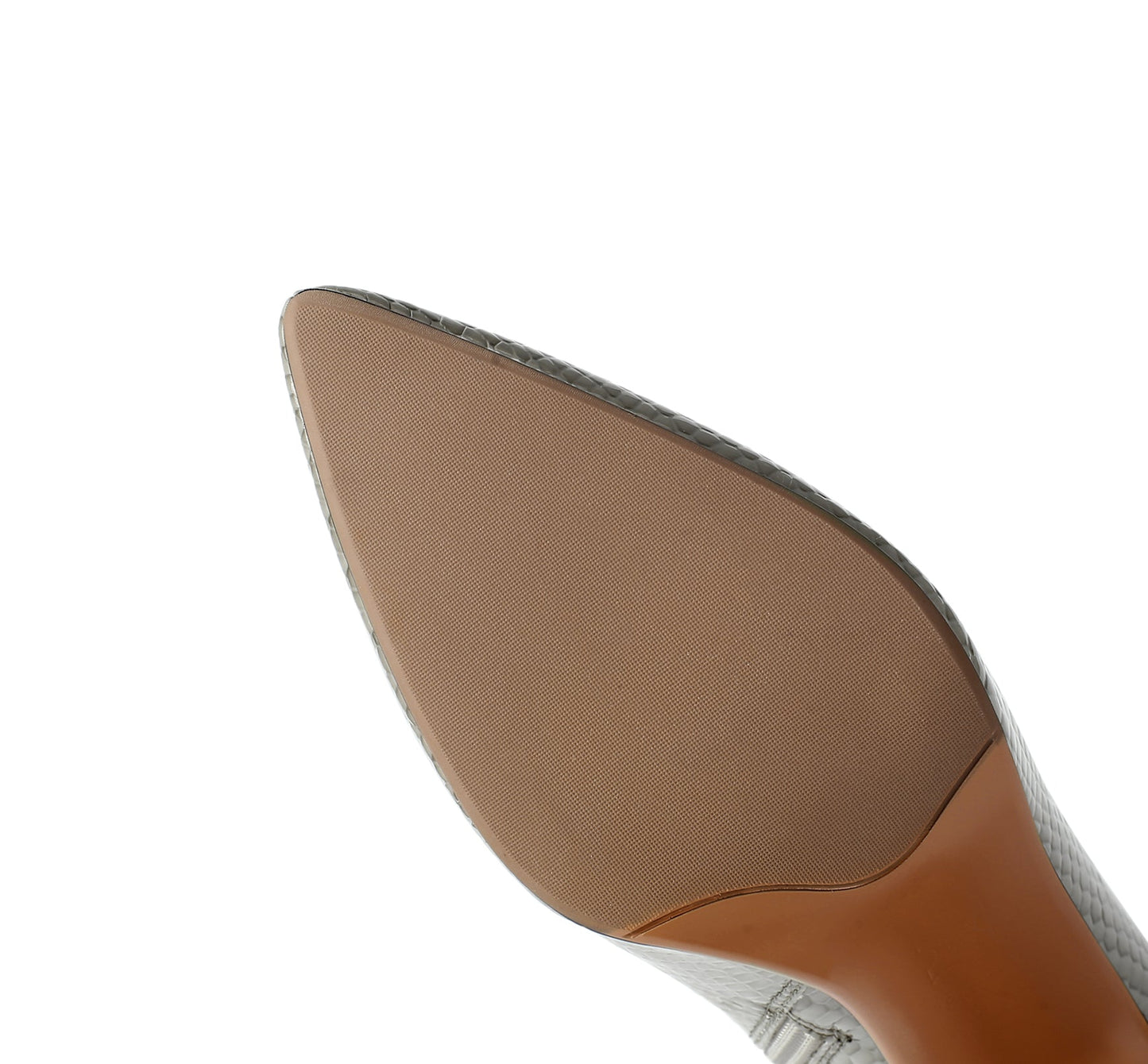 Nine Seven Women's Patent Leather Handmade Side Zip Pointed Toe High Chunky Heel Dress Ankle Boots