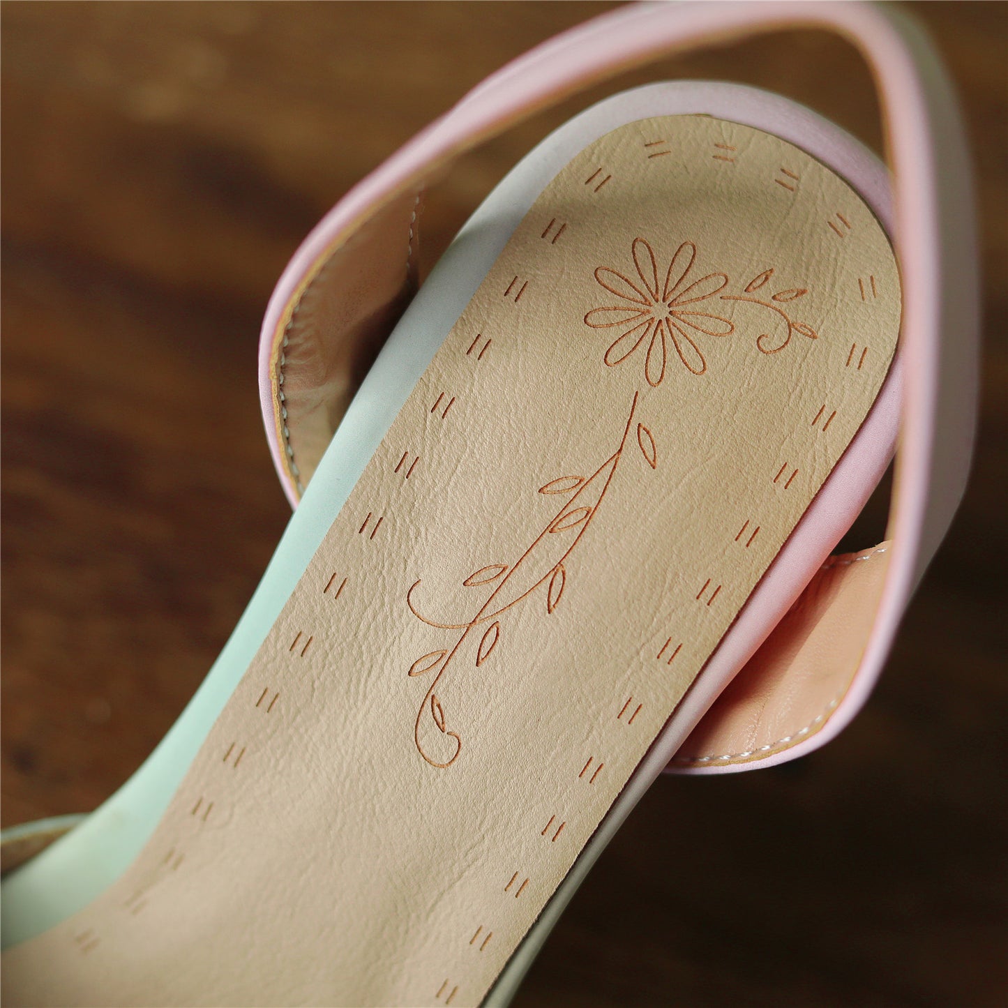 Nine Seven Graduated Colors Handmade Women's Pointed Toe  High Heel Slingback Sandal Shoes