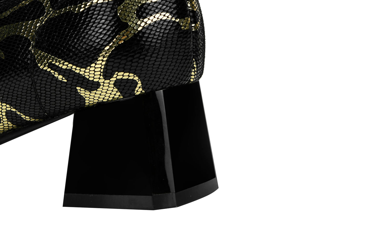 Nine Seven Women's Pointed Toe Genuine Leather Handmade Chunky Heels Slip On Casual Loafers Shoes