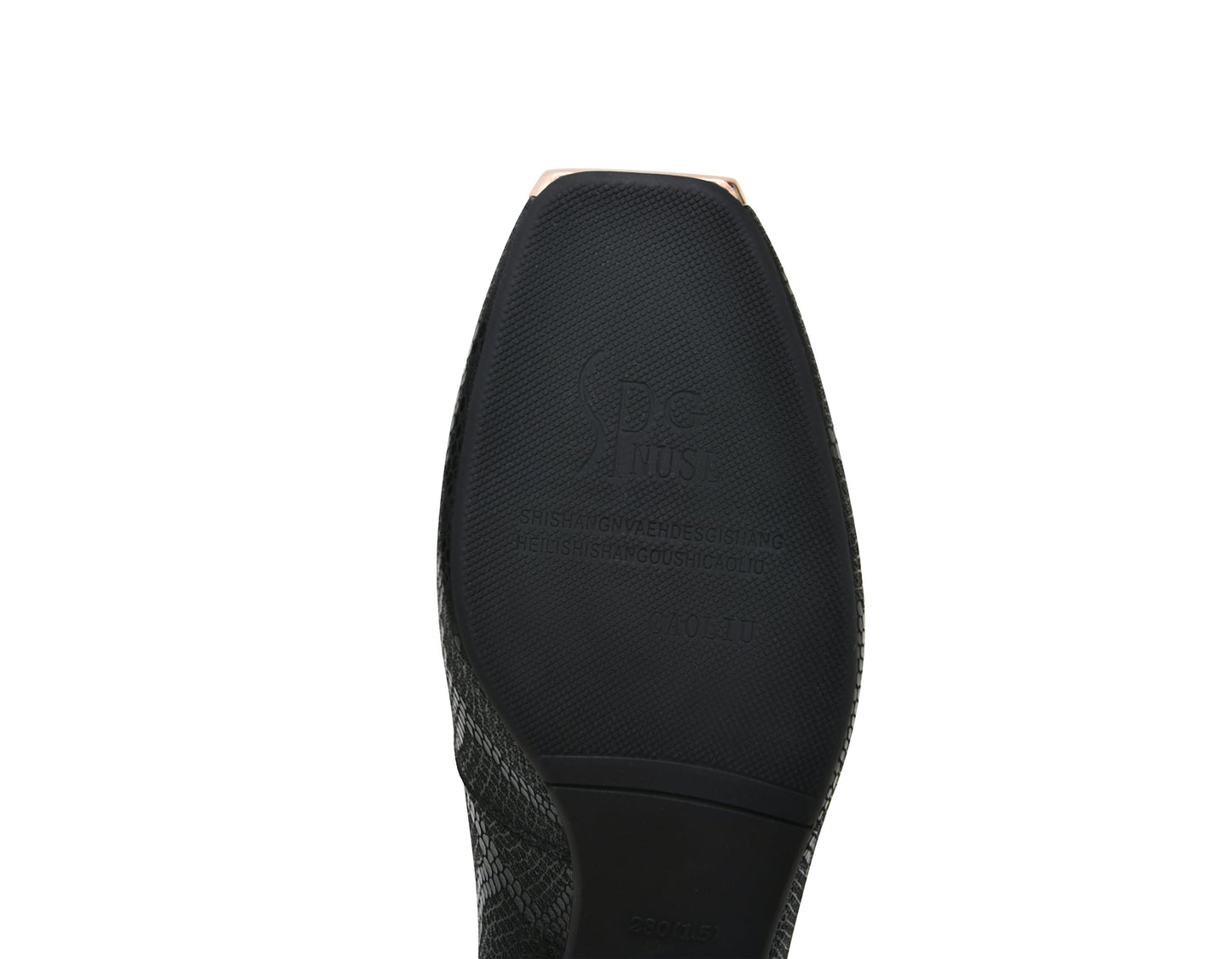 Nine Seven Women's Genuine Leather Handmade Square Toe Low Block Heels Stylish Loafers Shoes