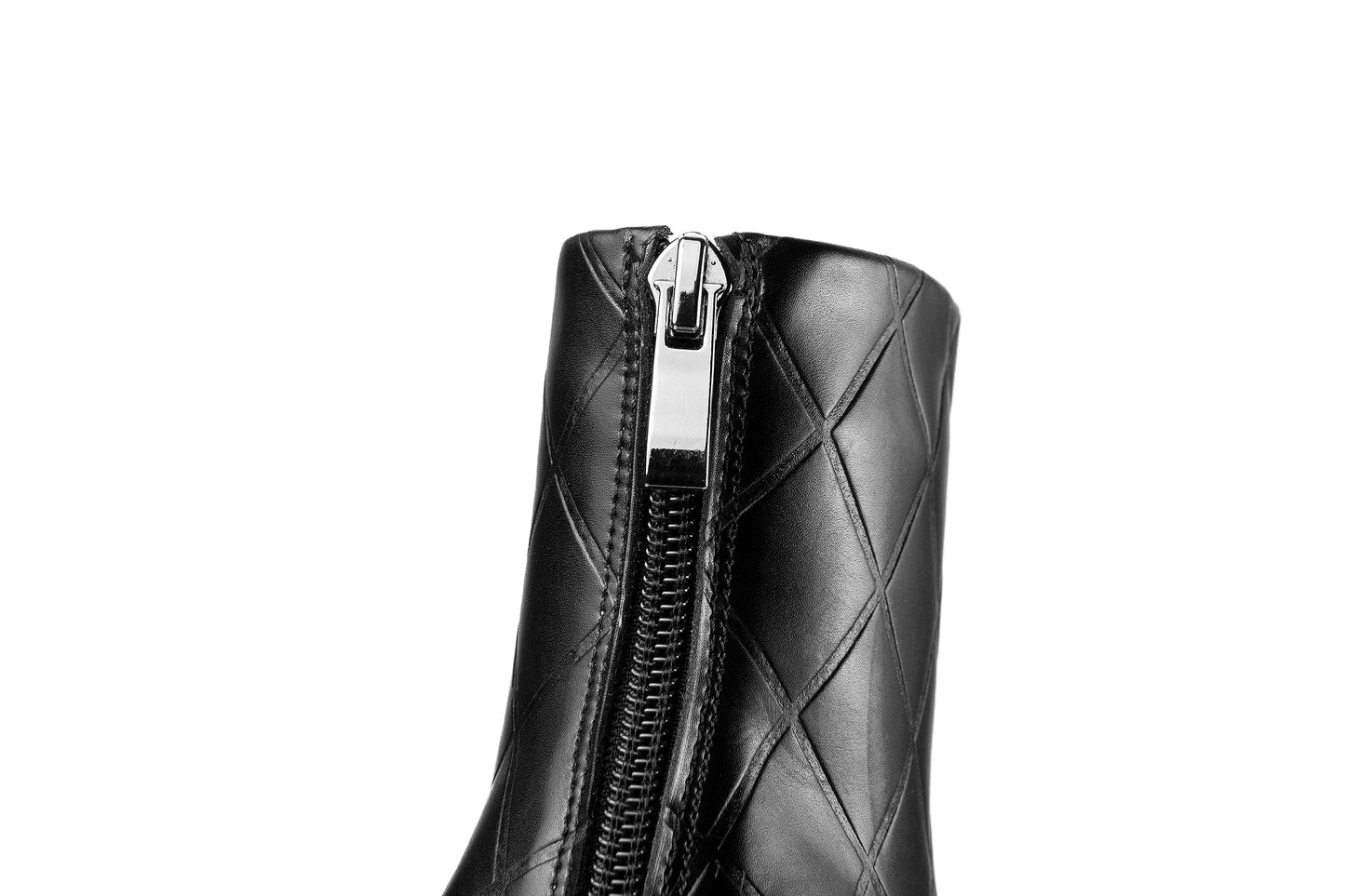 Nine Seven Genuine Leather Women's Handmade Assorted Colors Pointed Toe Stiletto Heel Back Zipper Ankle Boots