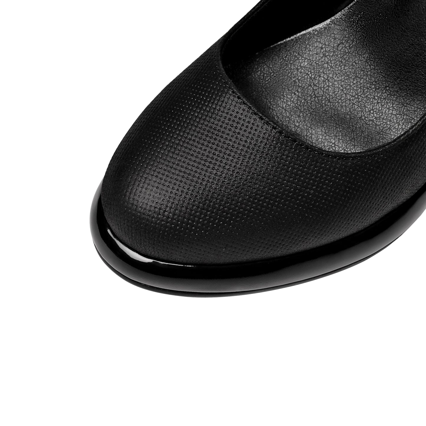 Nine Seven Women's Leather Handmade Round Toe Belts High Heel Pumps with Butterfly Décor