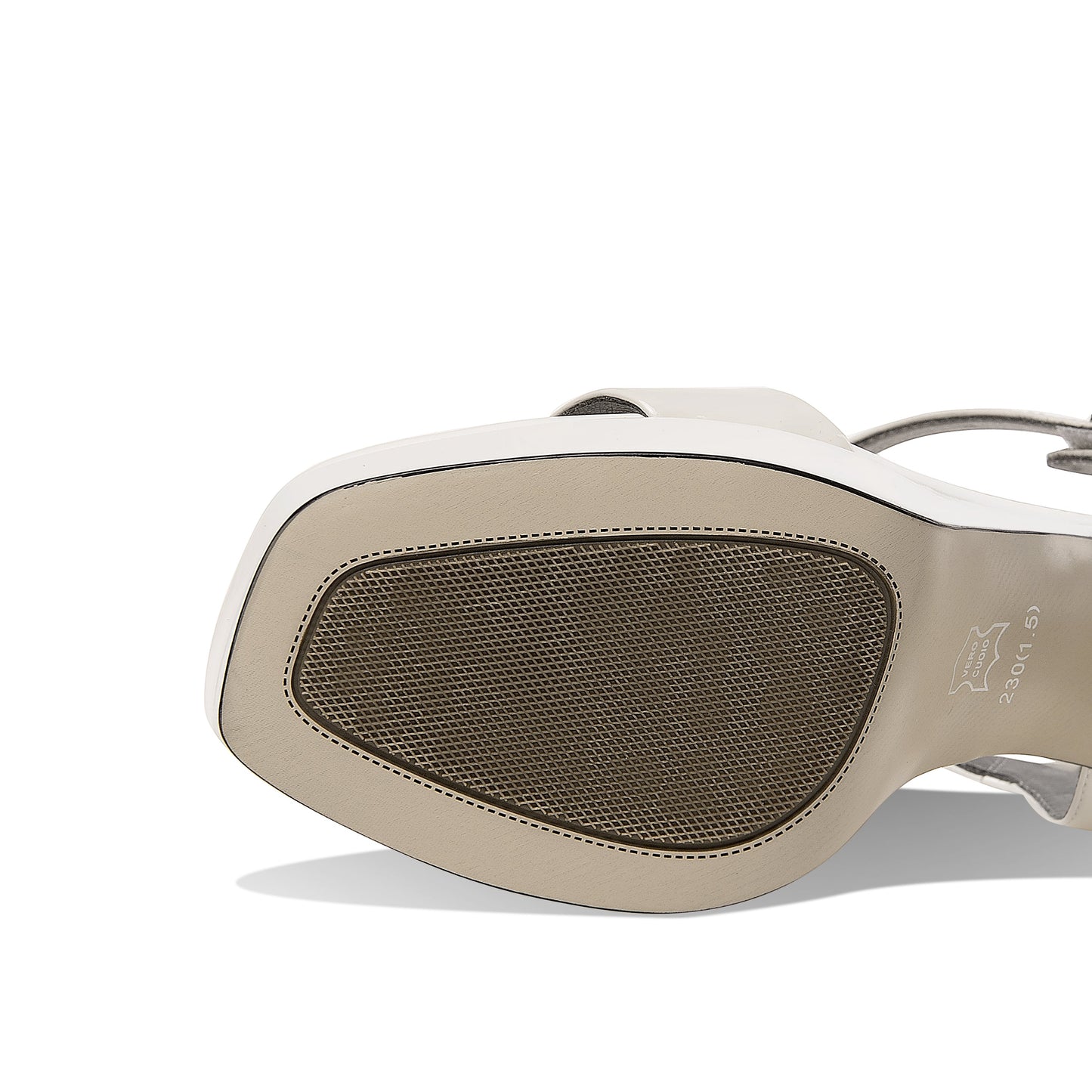 Nine Seven Glossy Patent Leather Platform Women's Handmade High Heel Crystal Open Toe Slingback Sandals with Glitter Rhinestone