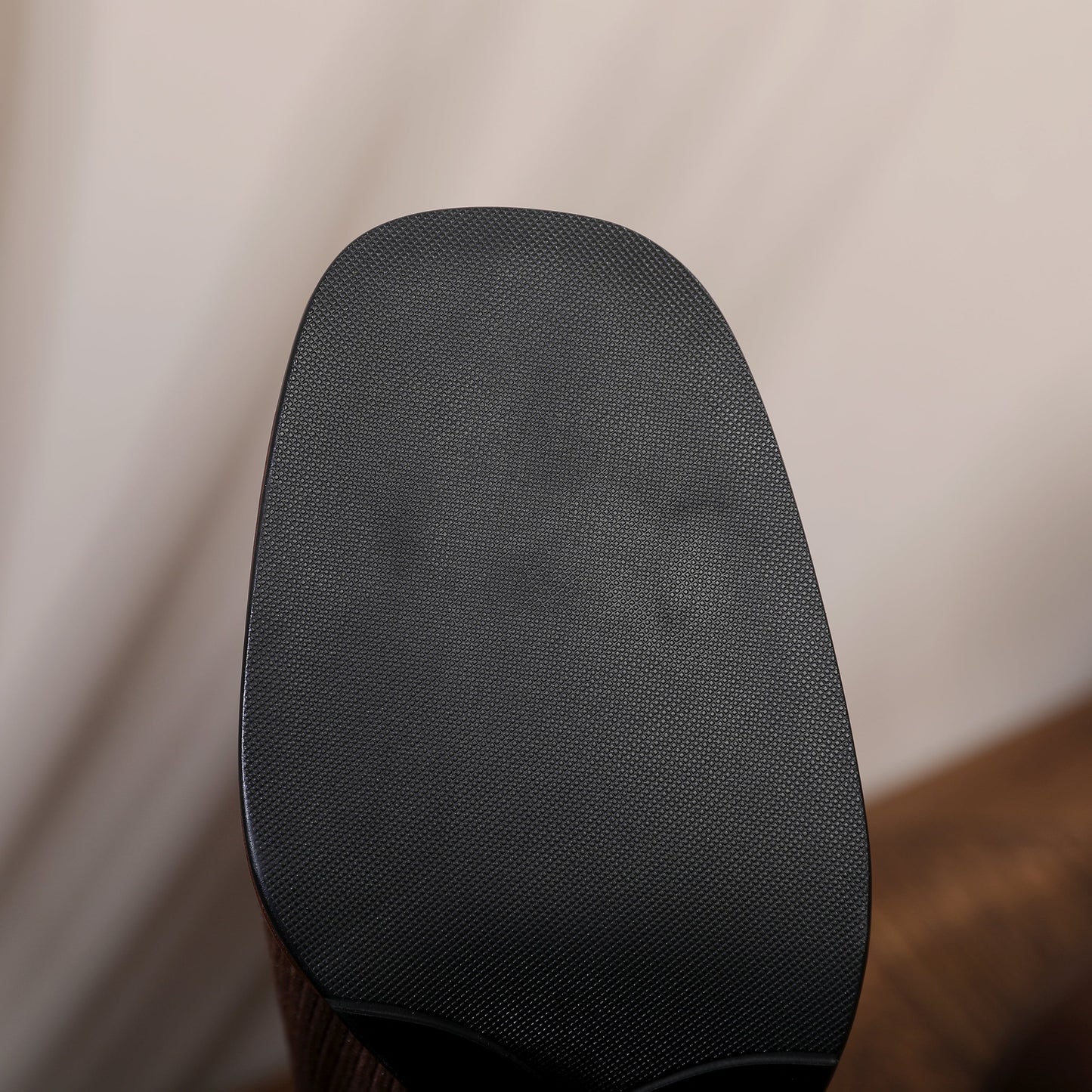 Nine Seven Women's Square Toe Genuine Leather & Woolen Handmade Mid Chunky Heels Casual Shoes