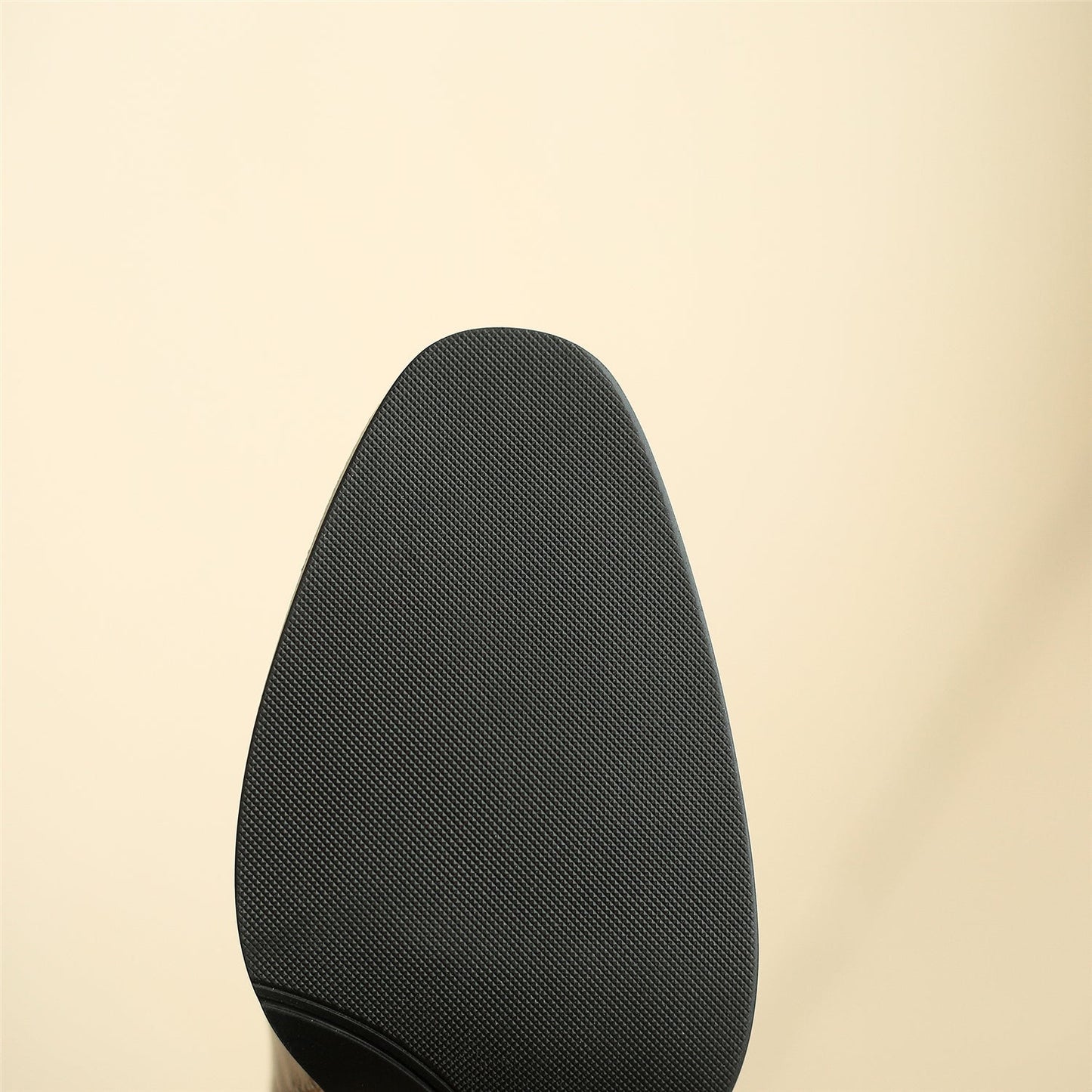 Nine Seven Women's Handmade Glossy Genuine Leather Pointed Toe Side Zipper Mid Block Heel Ankle Boots