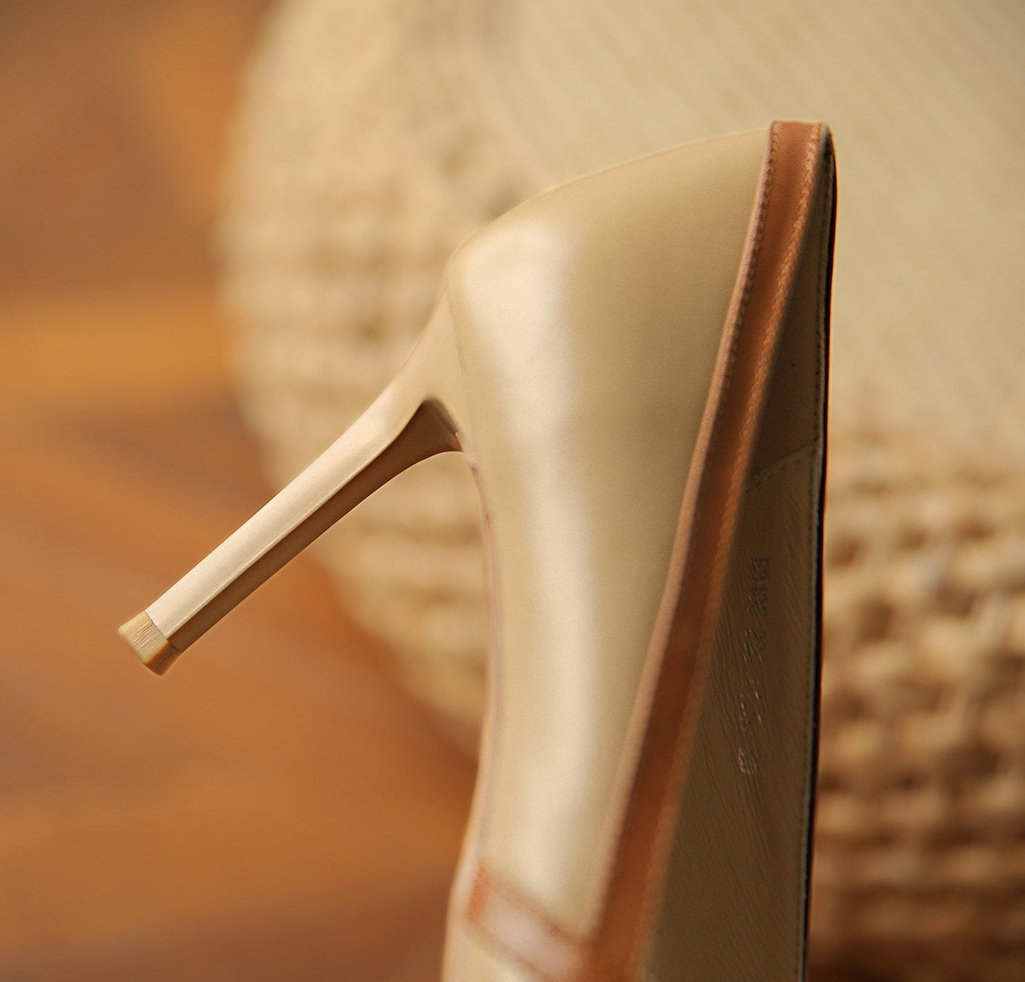 Nine Seven Handmade Women's Genuine Leather High Stiletto Heel Slip On Graceful Party Loafer Pumps