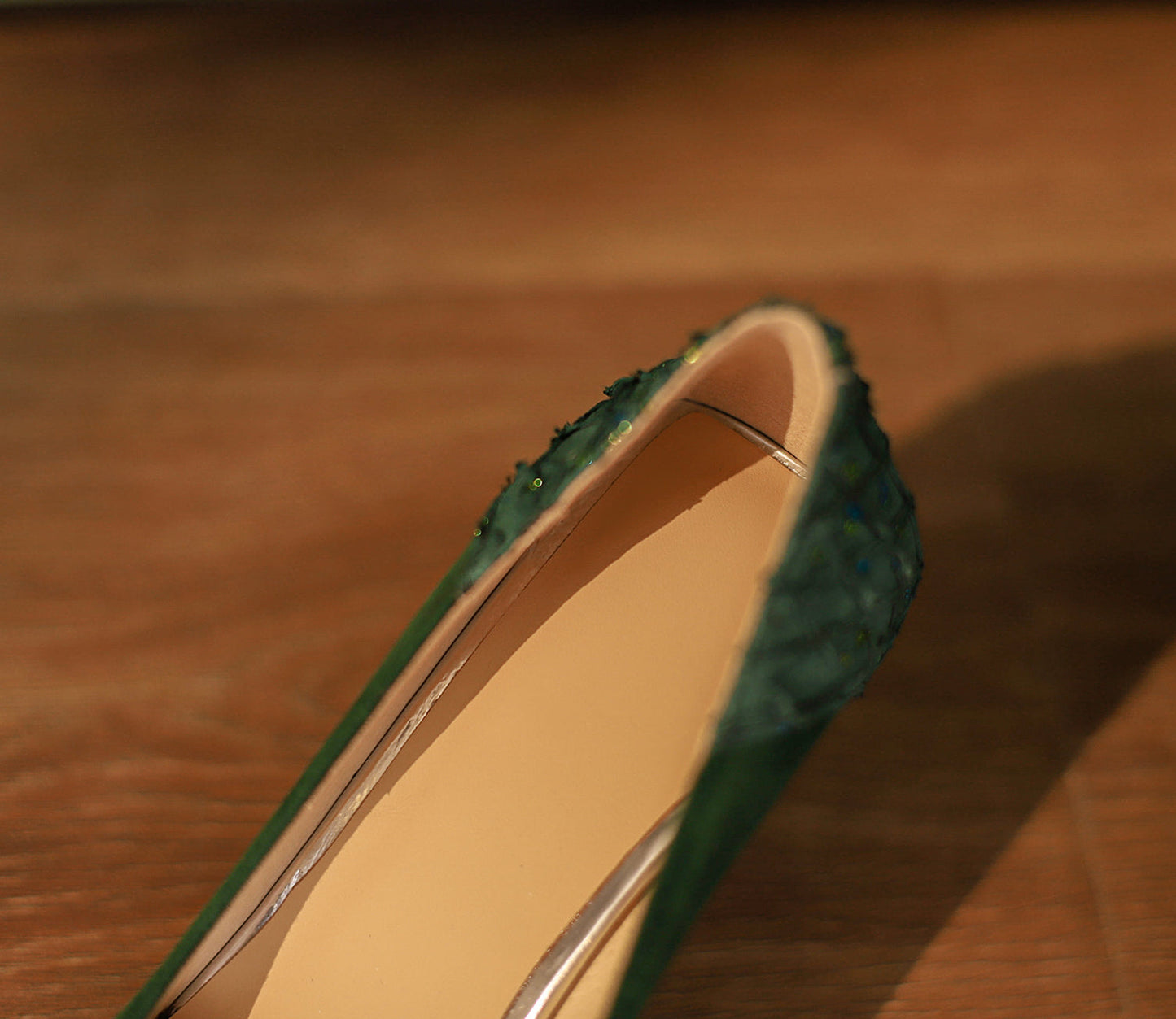 Nine Seven Women's Suede Leather Pointed Toe Handmade Stiletto Mid Heels Slip On Dress Pumps Shoes