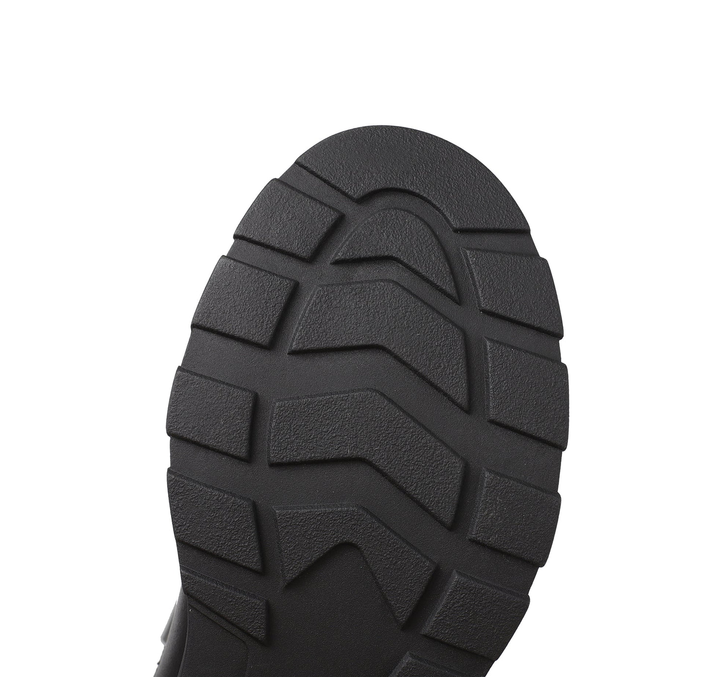 Nine Seven Women's Genuine Leather Round Toe Handmade Platform Back Zipper Stylish Knee High Boots