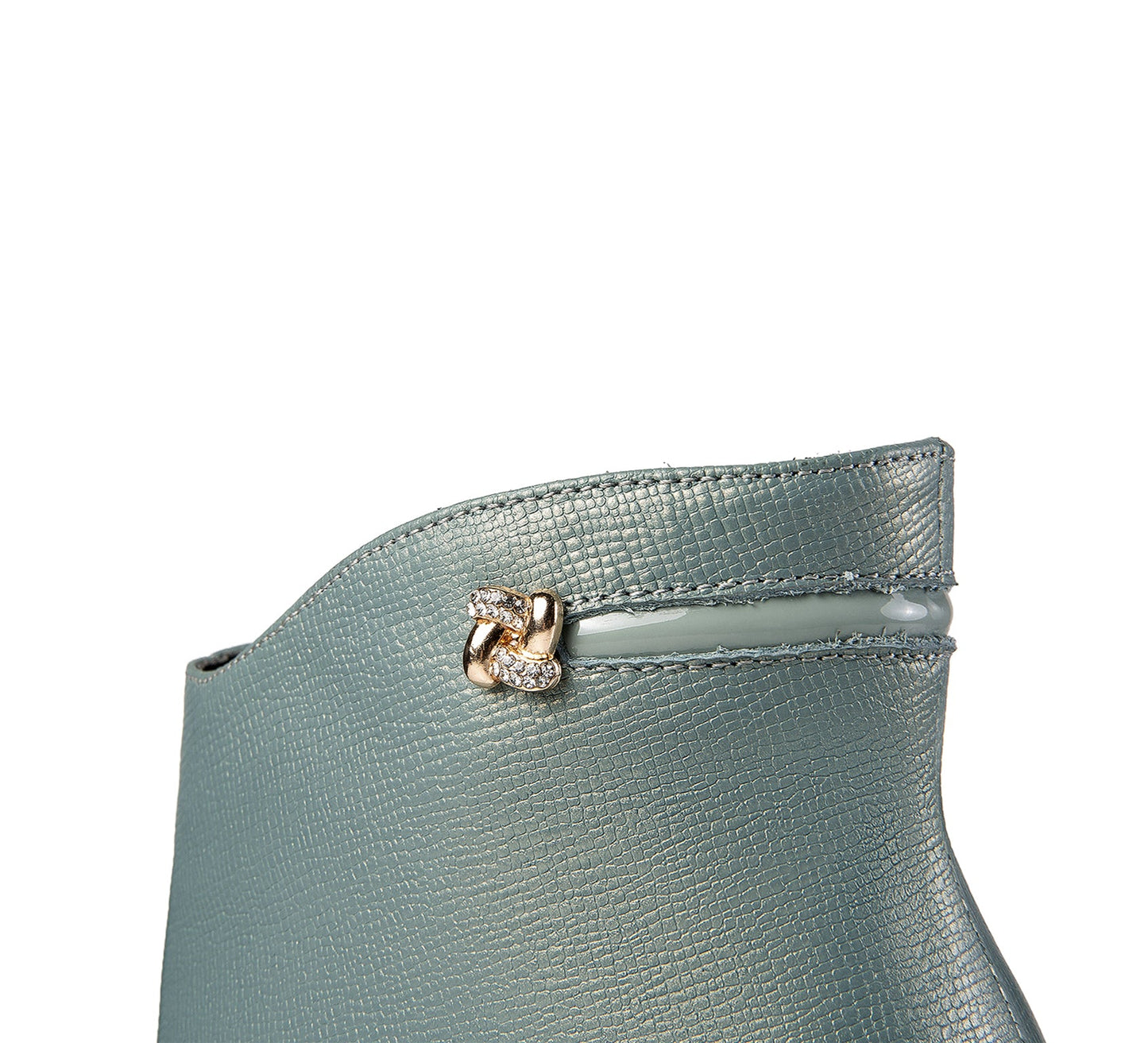 Nine Seven Women's Handmade Genuine Leather Side Zip Up High Heel Pointed Toe Ankle Dressy Booties