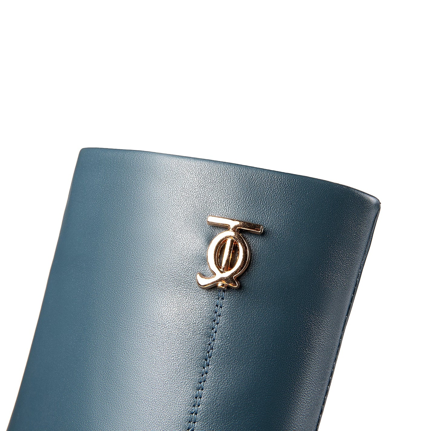 Nine Seven Women's Handmade Genuine Leather Side Zip Up Mid Heel Pointed Toe Elegant Ankle Booties