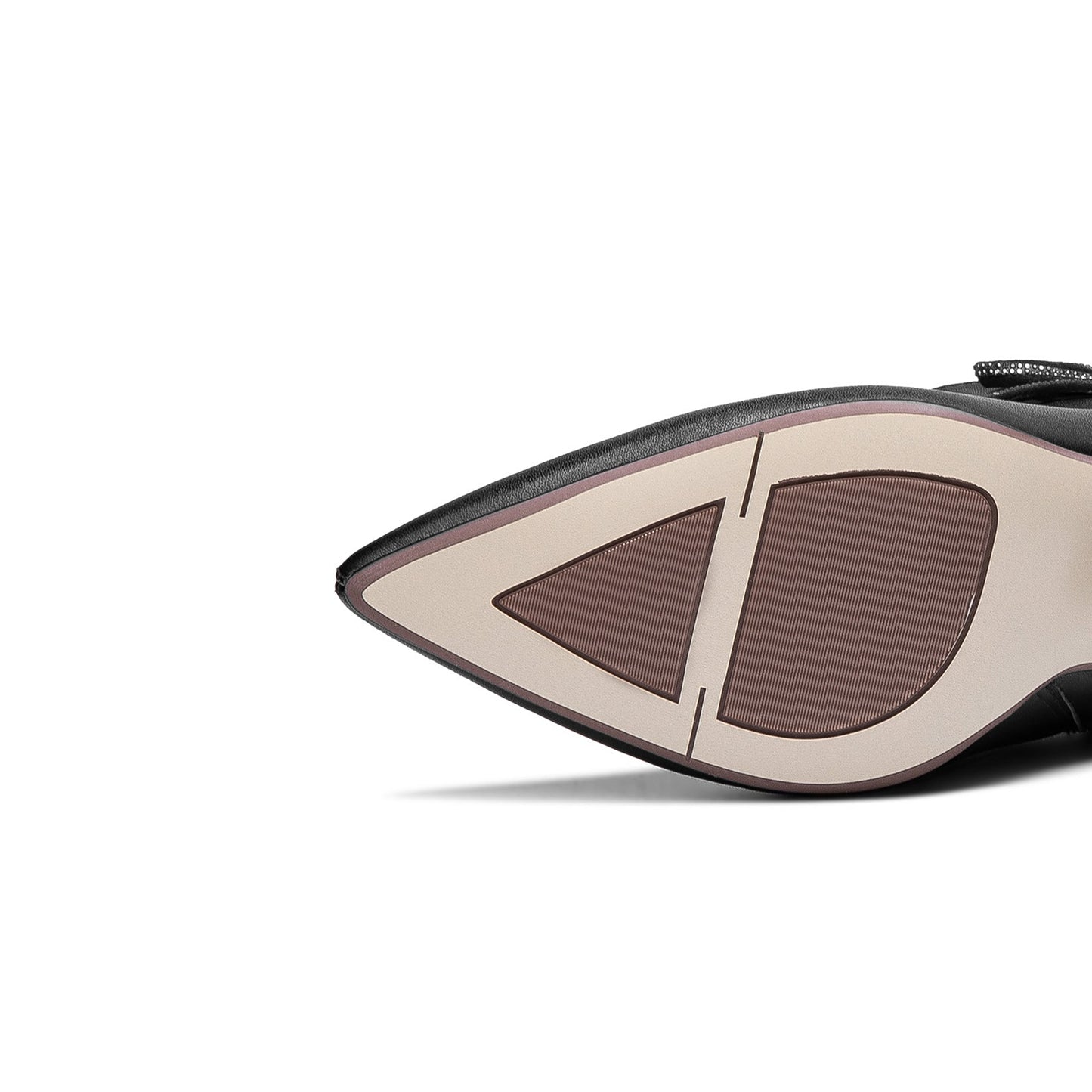 Nine Seven Women's Genuine Leather Handmade Comfortable Mid Block Heel Pointed Toe Side Zip Up Dressing Boots with Bowtie Decor