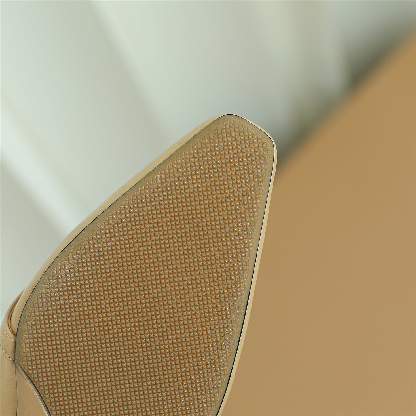 Nine Seven Handmade Women's Genuine Leather Colorful Rhinestones Slip On Square Toe Flats Loafer Shoes