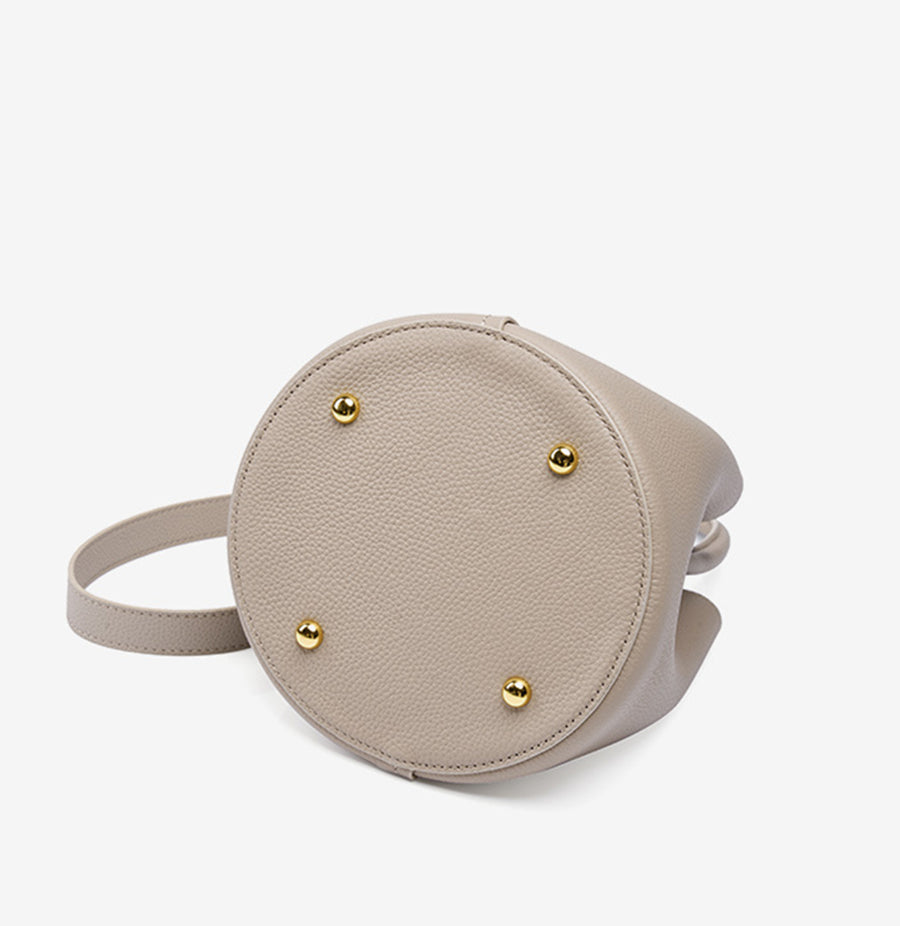 Nine Seven Women's Handmade Genuine Leather Tote Handbag Crossbody Shoulder Bags Bucket Satchels