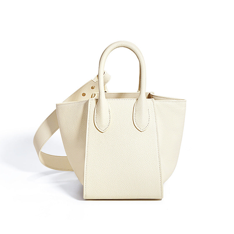 Nine Seven Tote Genuine Leather Handmade Handbag for Women Large Capacity Shoulder Crossbody Bags with Inside Subbag