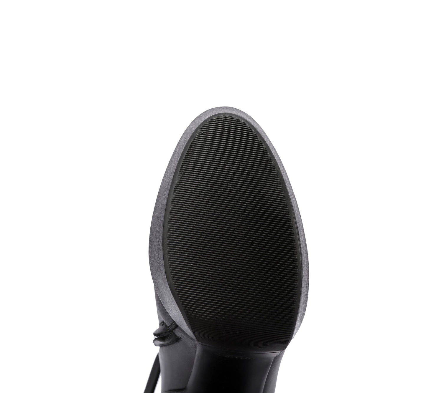 Nine Seven Handmade Women's Genuine Leather Fashion Side Zipper Pointed Toe High Heel Sexy Platform Boots