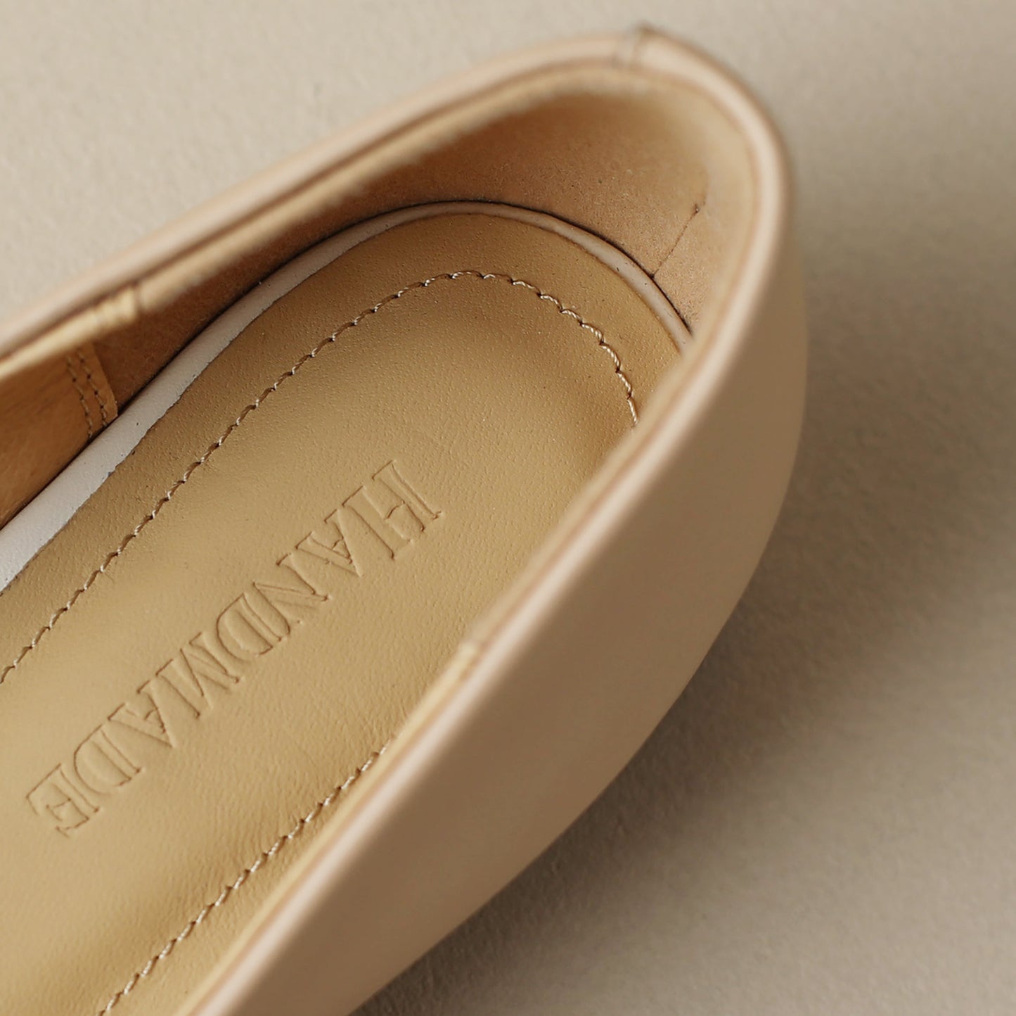 Nine Seven Women's Genuine Leather Square Toe Handmade Bowknot Chunky Heels Casual Flats