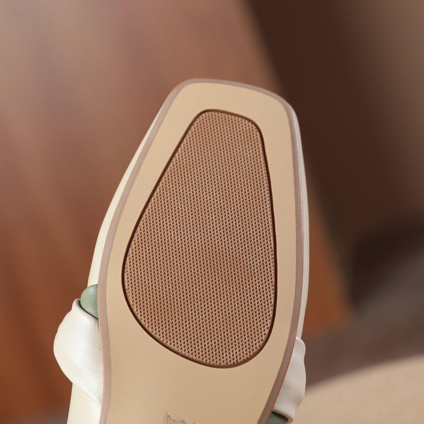 Nine Seven Women's Assorted Colors Genuine Leather Square Toe Handmade Knot Comfot Slip On Flat Shoes