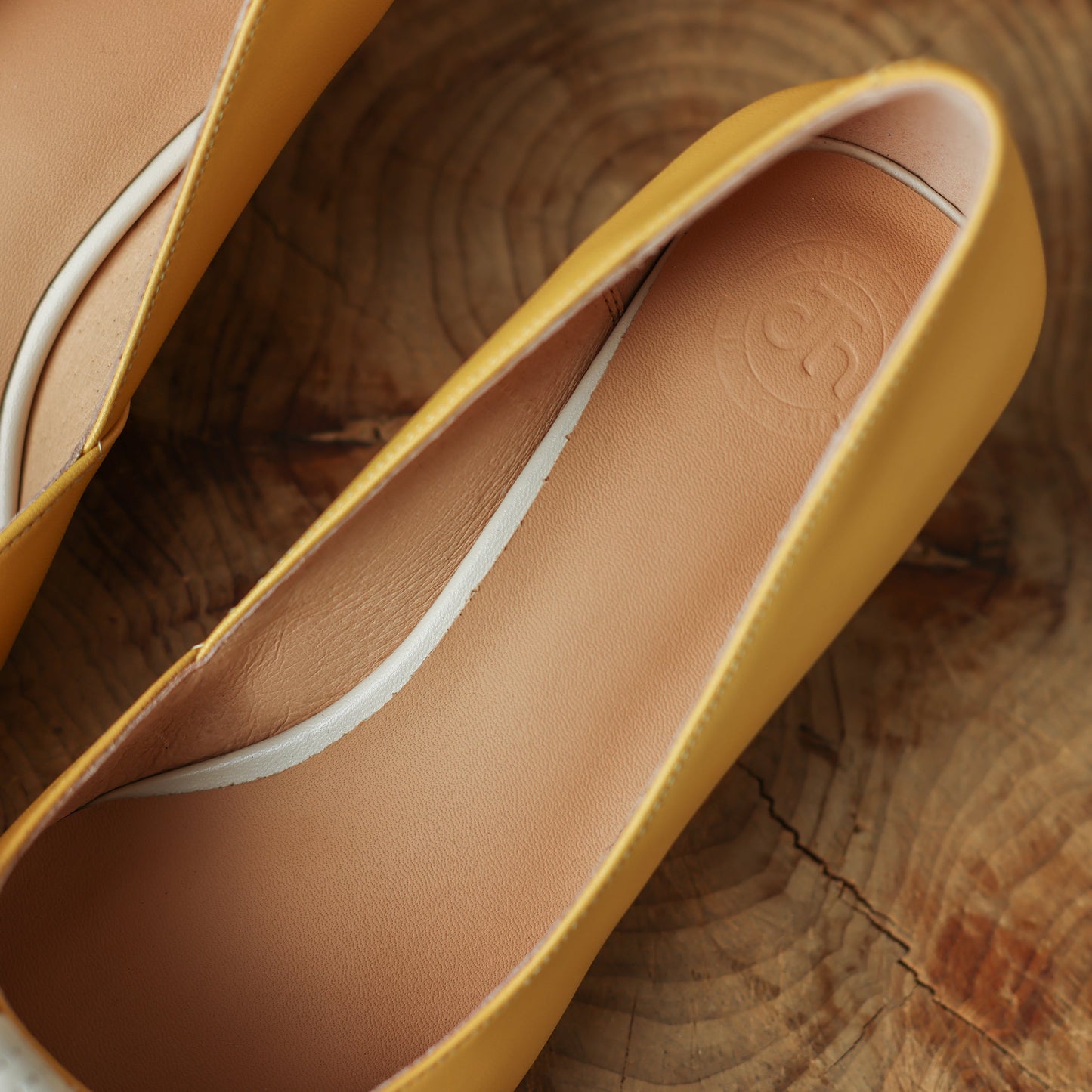 Nine Seven Women's Genuine Leather Pointed Toe Handmade Bowknot Slip On Low Heels Cute Pumps