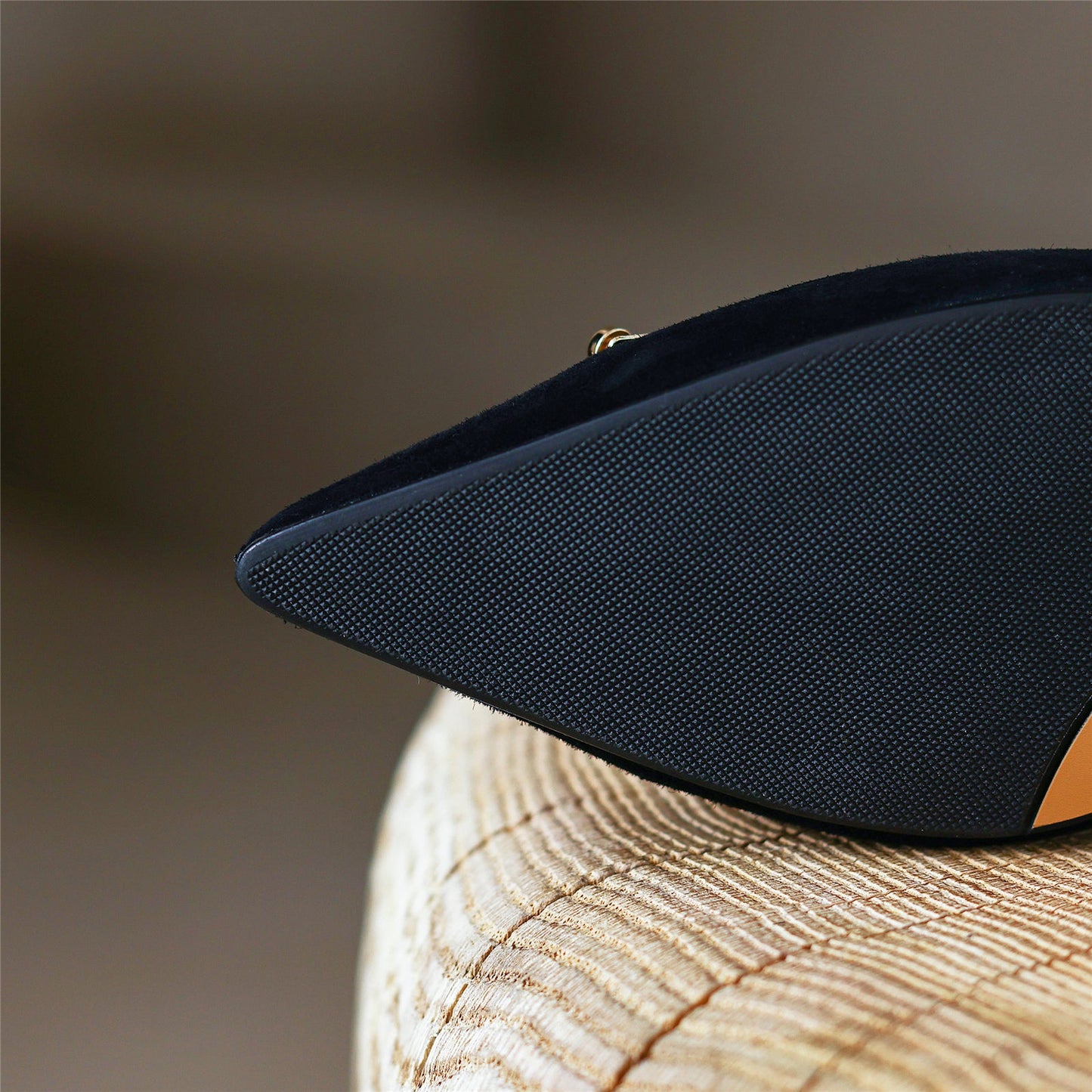 Nine Seven Women's Pointed Toe Suede Leather Handmade Metal Ornament Casual Flat Shoes