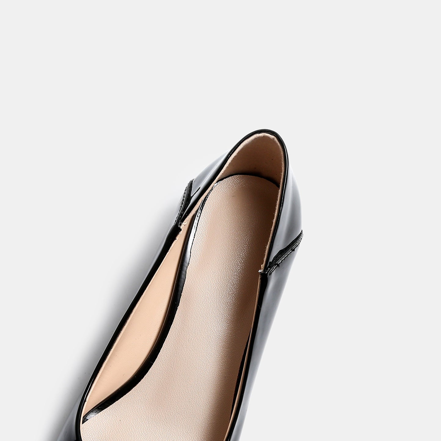 Nine Seven Women's Patent Leather Handmade Low Heel Mental Square Toe Slip On Vintage Loafer Pumps