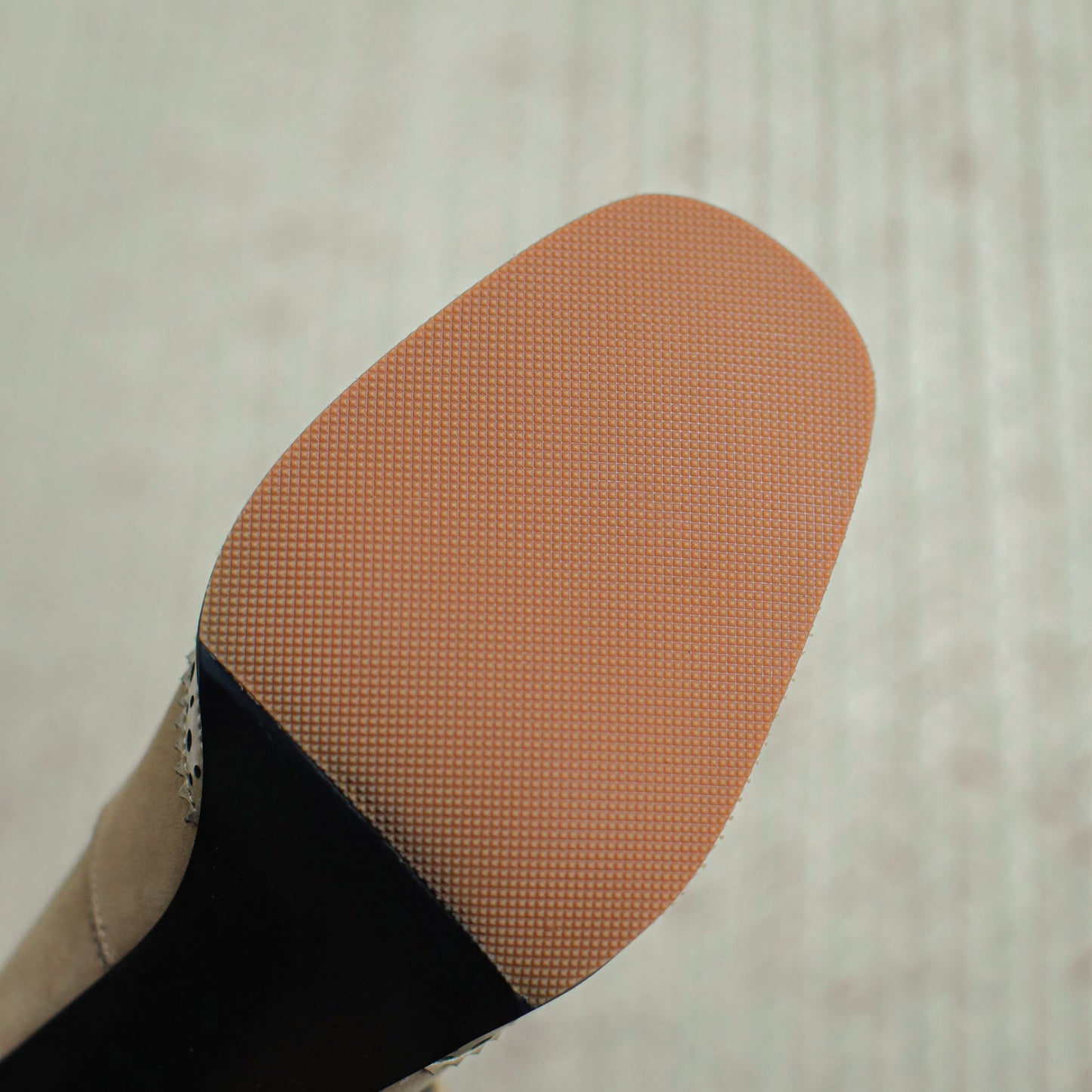 Nine Seven Women's Genuine Leather Handmade Lace Buckle Slip On Square Toe High Block Heel Mary Jane Pumps Shoes