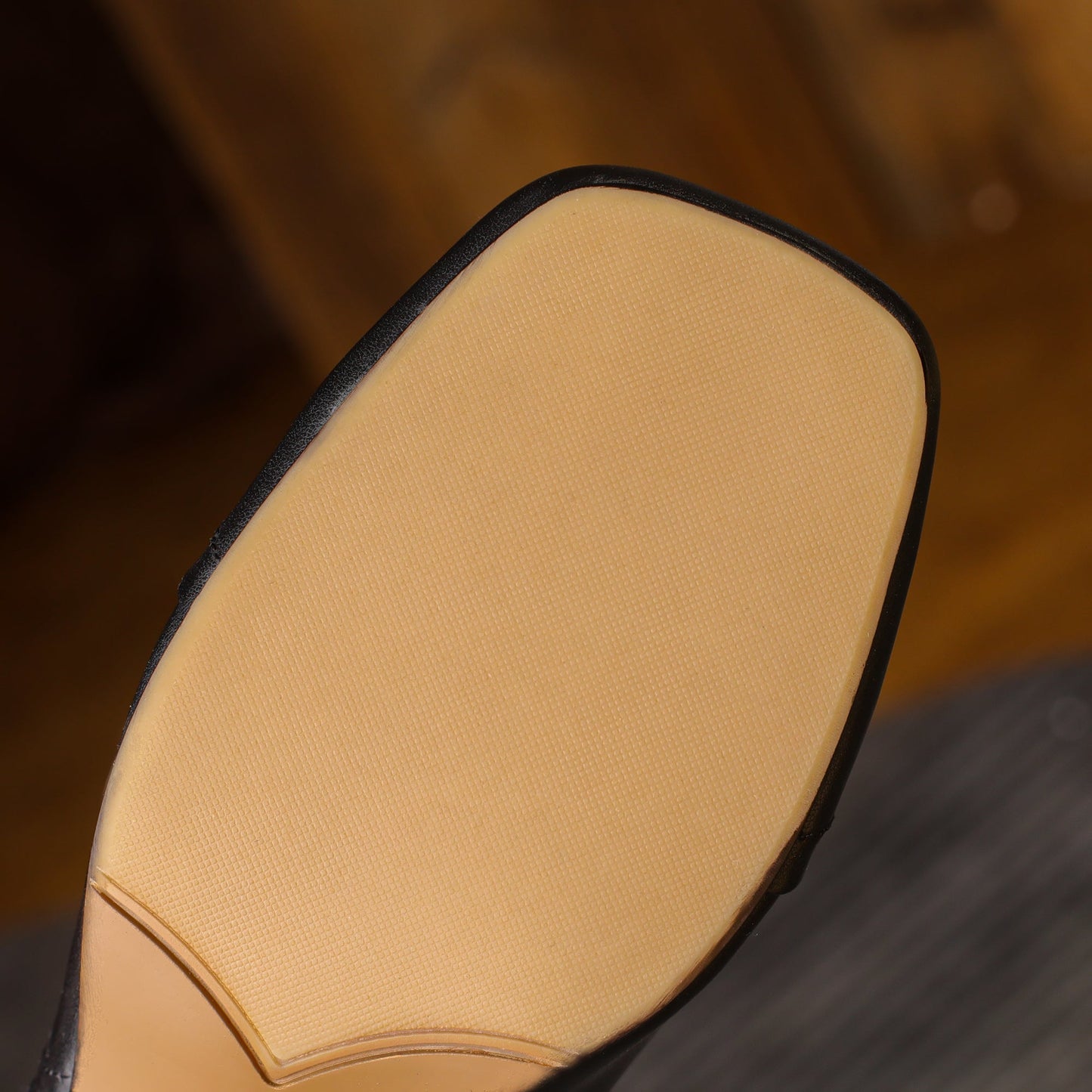 Nine Seven Women's Handmade Genuine Leather Stretch Slip On Square Toe Chunky Heel Ankle Boots