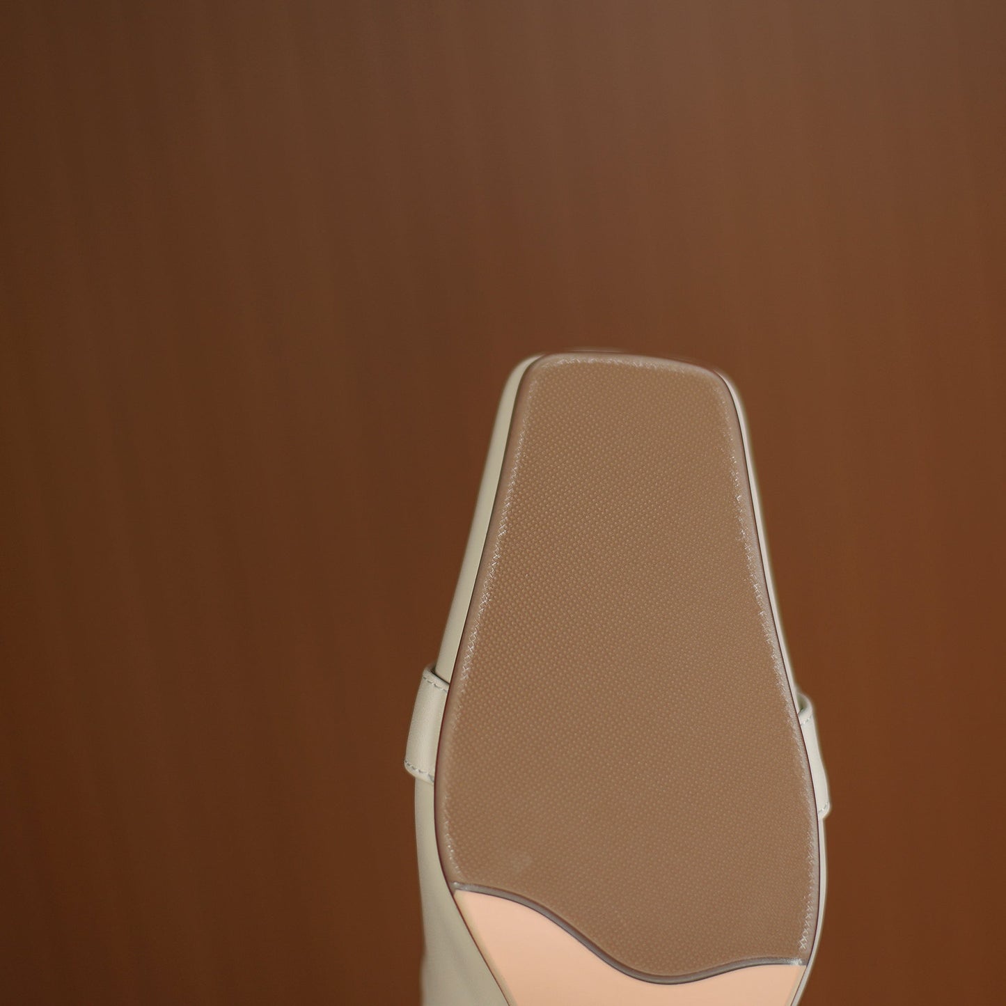 Nine Seven Women's Genuine Leather Square Toe Handmade Mid Chunky Heel Vintage Dress Pumps with Buckle