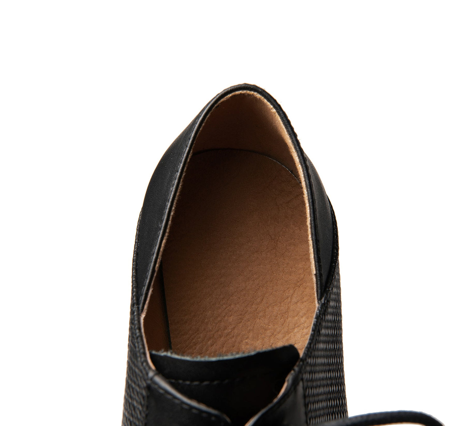 Nine Seven Genuine Leather Women's Handmade Round Toe Chunky Heel Lace Up Oxford Pumps