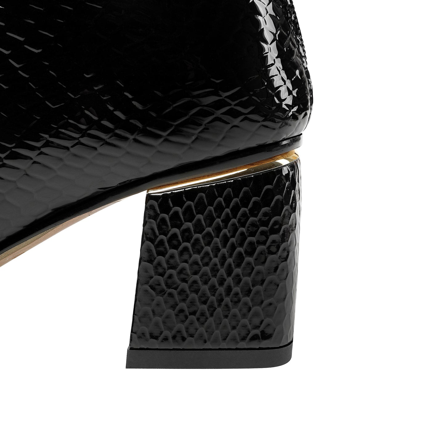 Nine Seven Women's Genuine Leather Handmade Pointed Toe Modern Zip Up Mid Chunky Heel Classic Ankle Boots